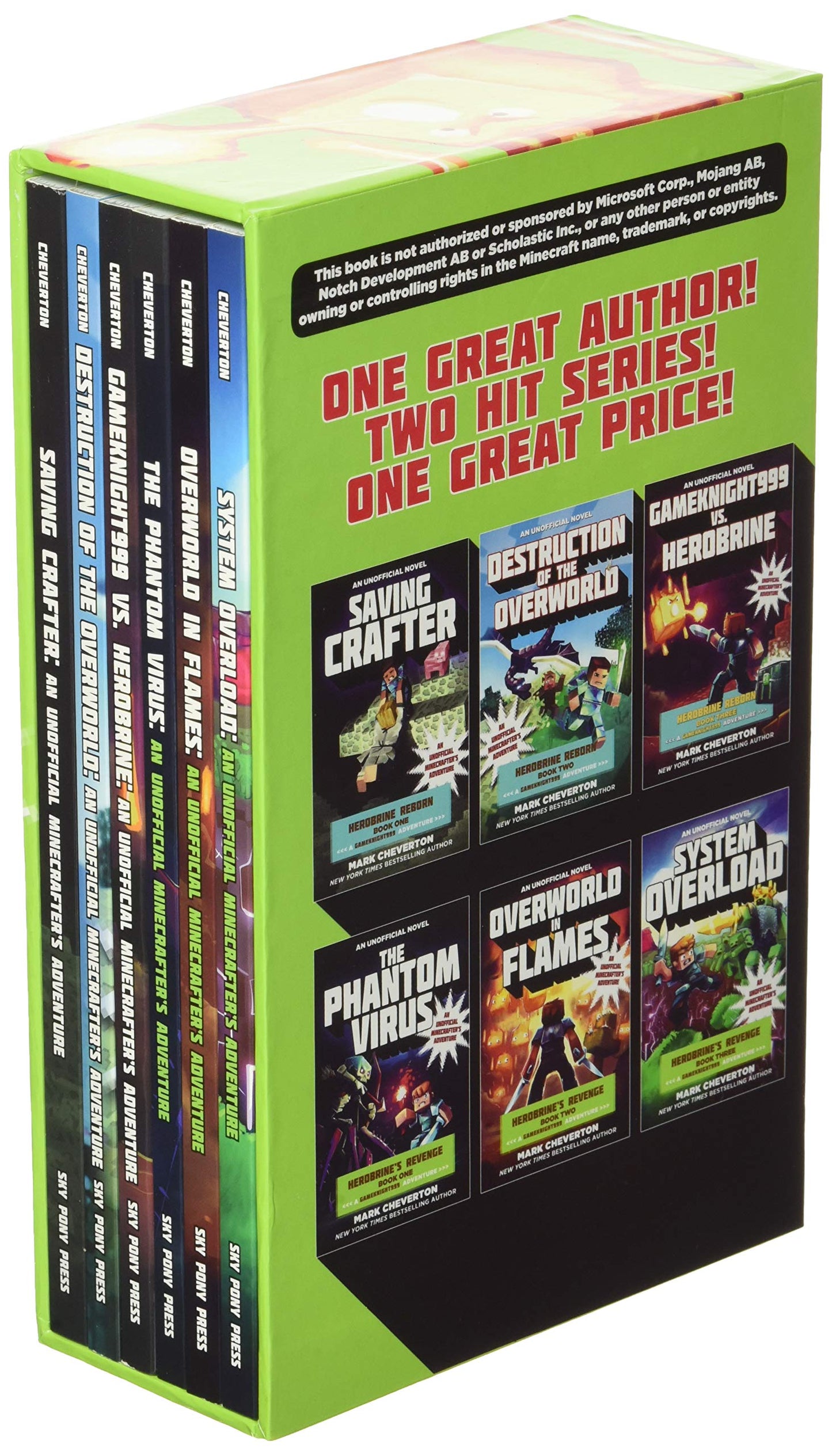 The Gameknight999 vs. Herobrine Box Set: Six Unofficial Mine