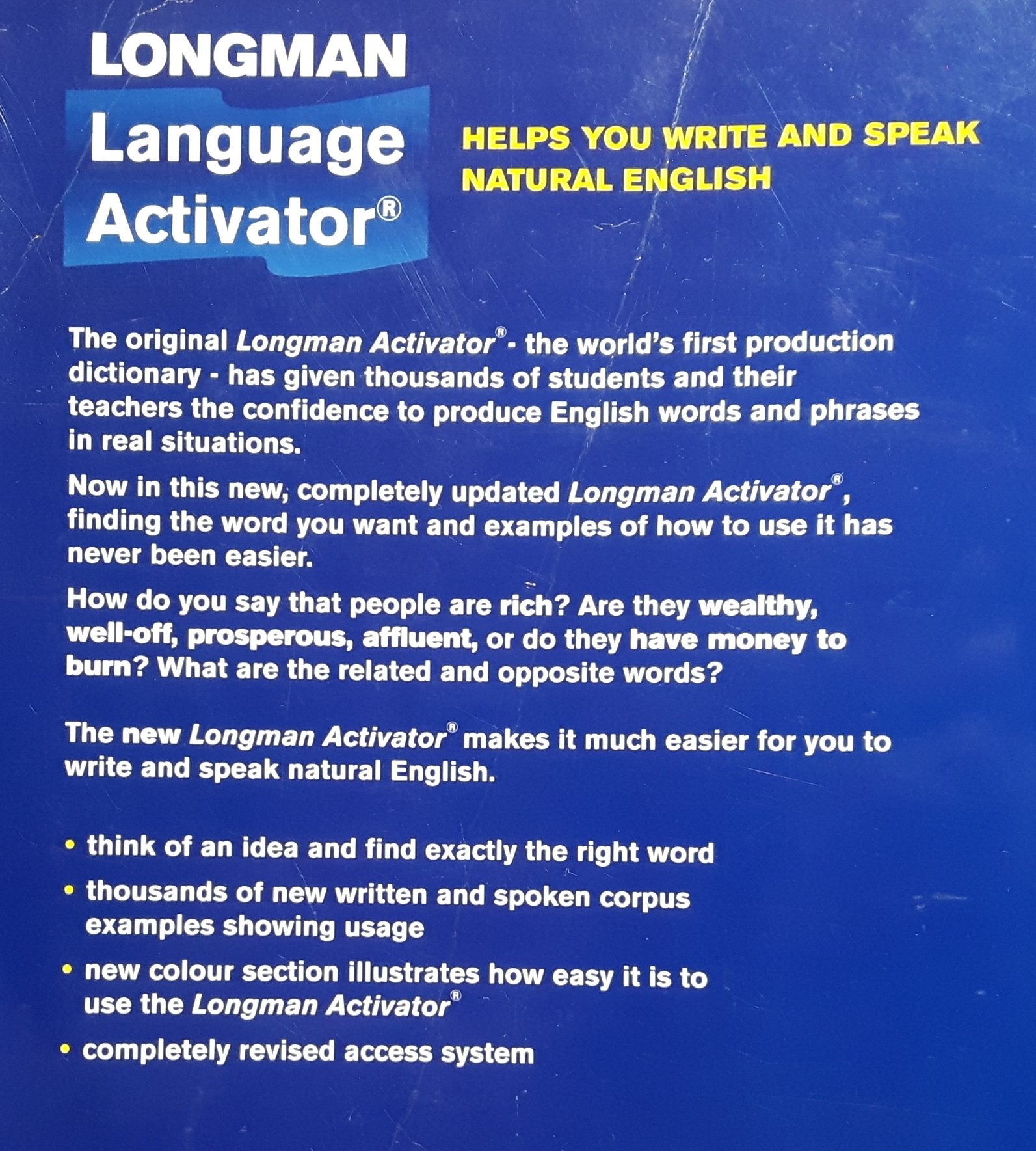 Longman Language Activator: Helps You Write and Speak Natural English, Second Edition