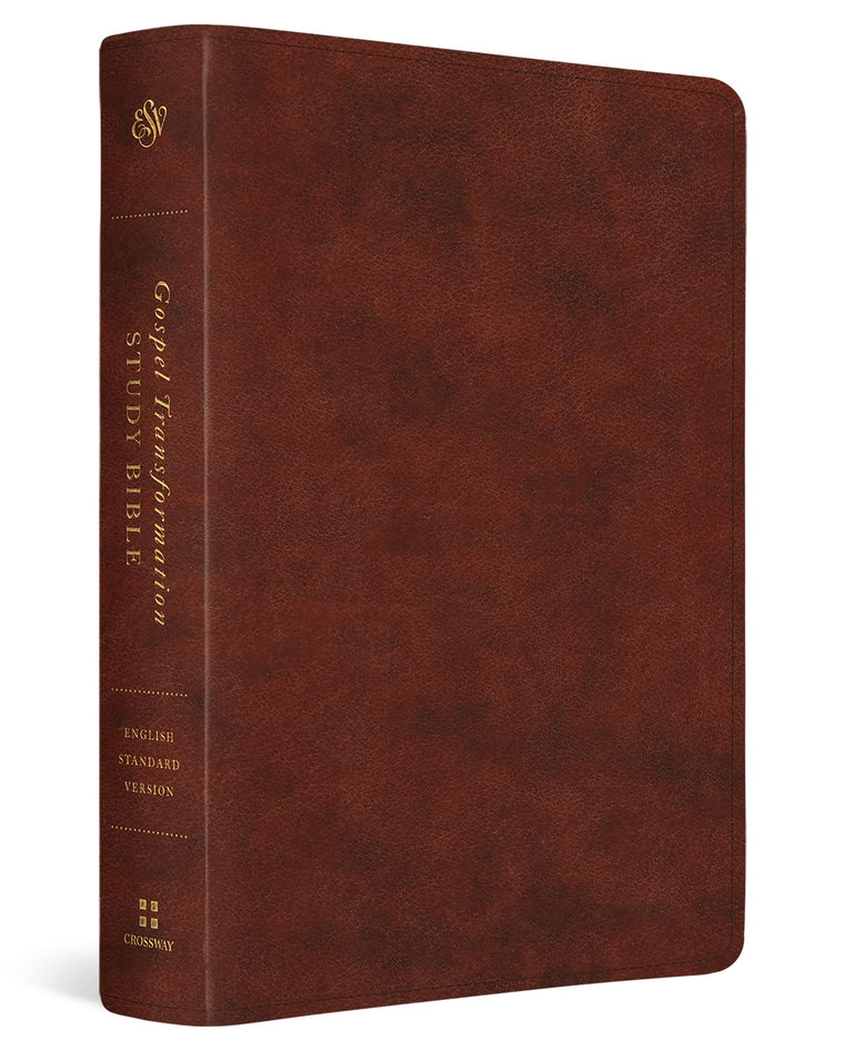ESV Gospel Transformation Study Bible: Christ in All of Scripture, Grace for All of Life (TruTone, Chestnut)