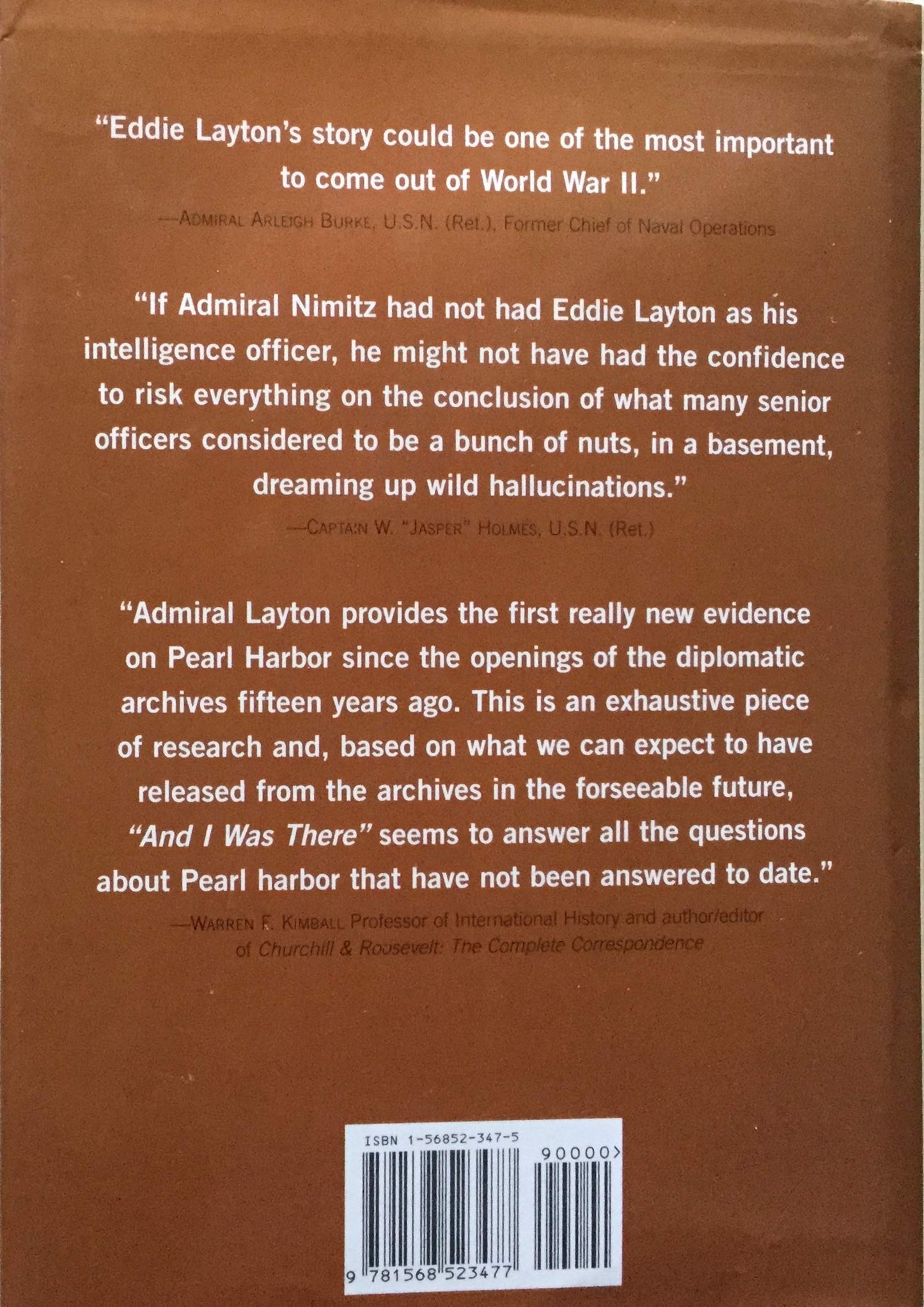And I Was There : Breaking the Secrets - Pearl Harbor and Mi