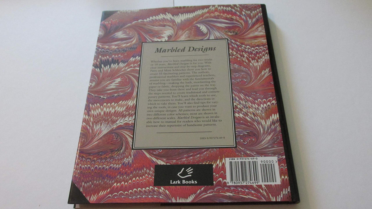 Marbled Designs: A Complete Guide to Fifty-Five Elegant Patterns