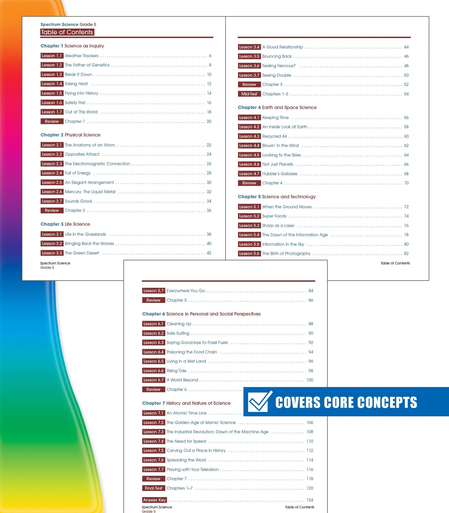 Spectrum Grade 5 Science Workbook, Natural, Earth, Life Sciences, and More With Scientific Research Activities and Safety Tips, Classroom or Homeschool Curriculum (Volume 57)