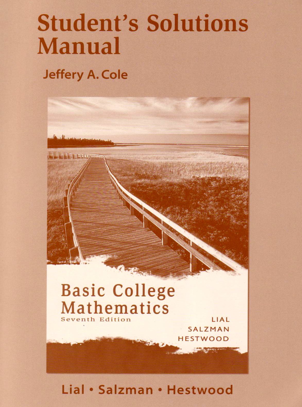 Basic College Mathematics (Student's Solution Manual)