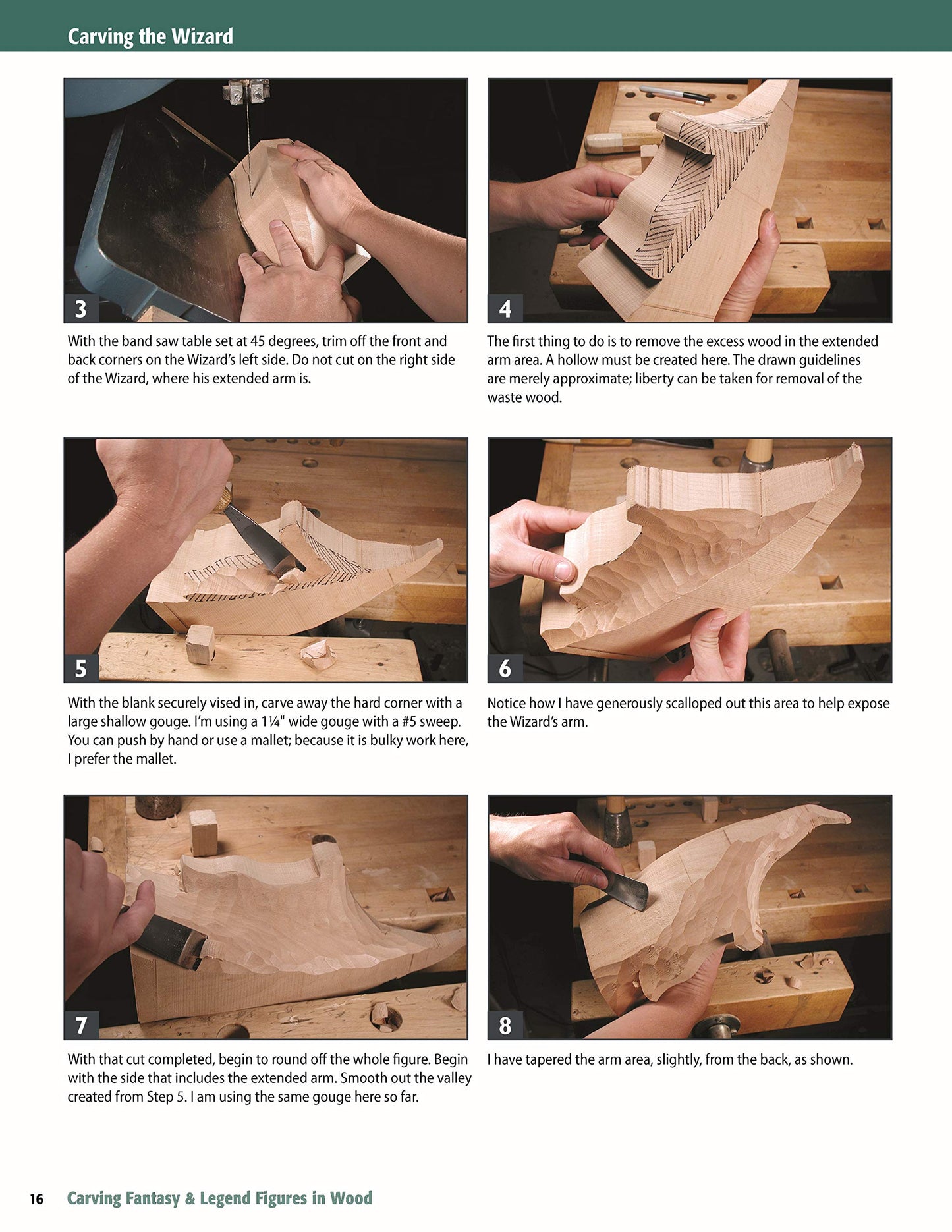 Carving Fantasy & Legend Figures in Wood, Revised Edition: Patterns & Instructions for Dragons, Wizards & Other Creatures of Myth (Fox Chapel Publishing) Unicorn, Mermaid, Phoenix, Faerie, & More