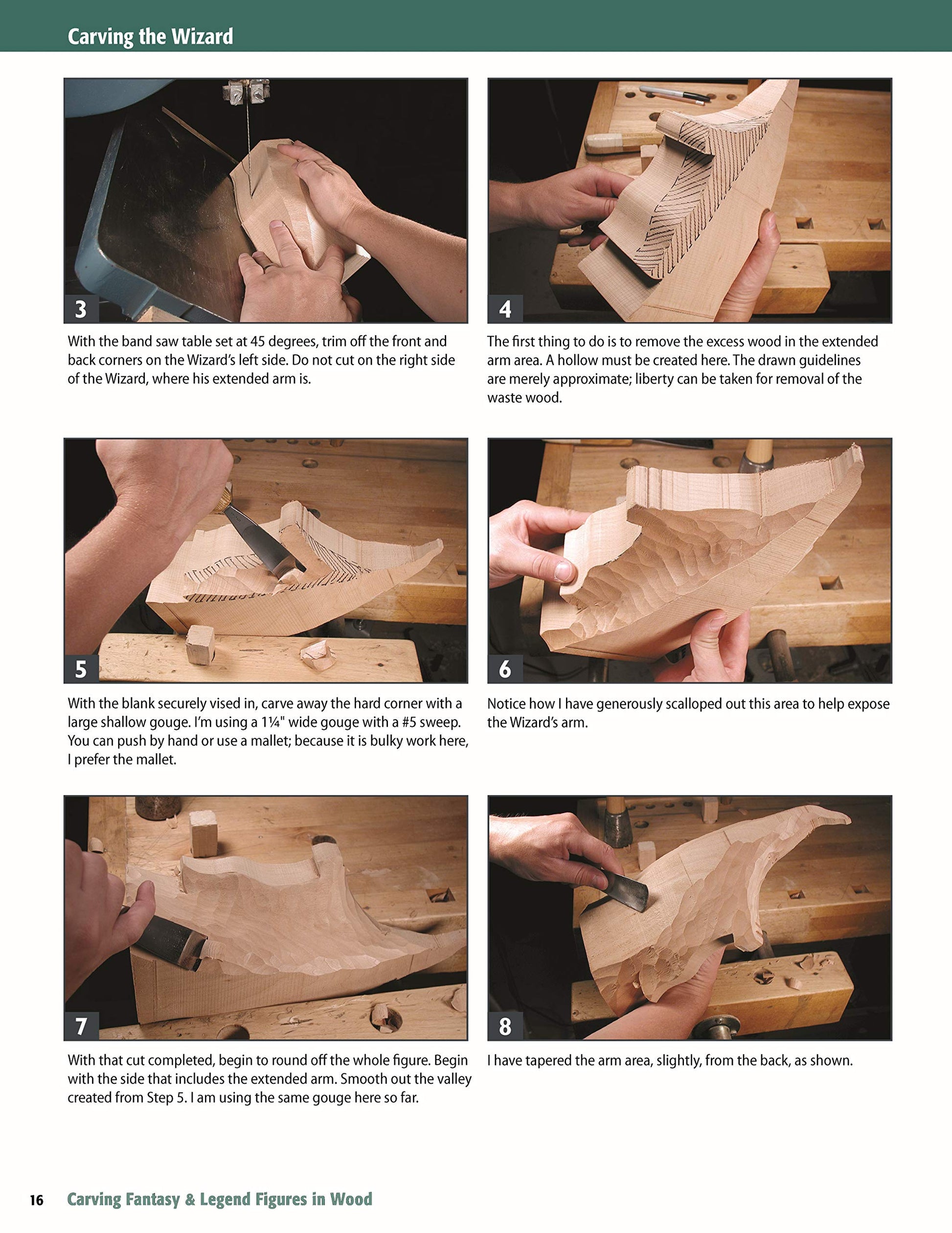 Carving Fantasy & Legend Figures in Wood, Revised Edition: Patterns & Instructions for Dragons, Wizards & Other Creatures of Myth (Fox Chapel Publishing) Unicorn, Mermaid, Phoenix, Faerie, & More