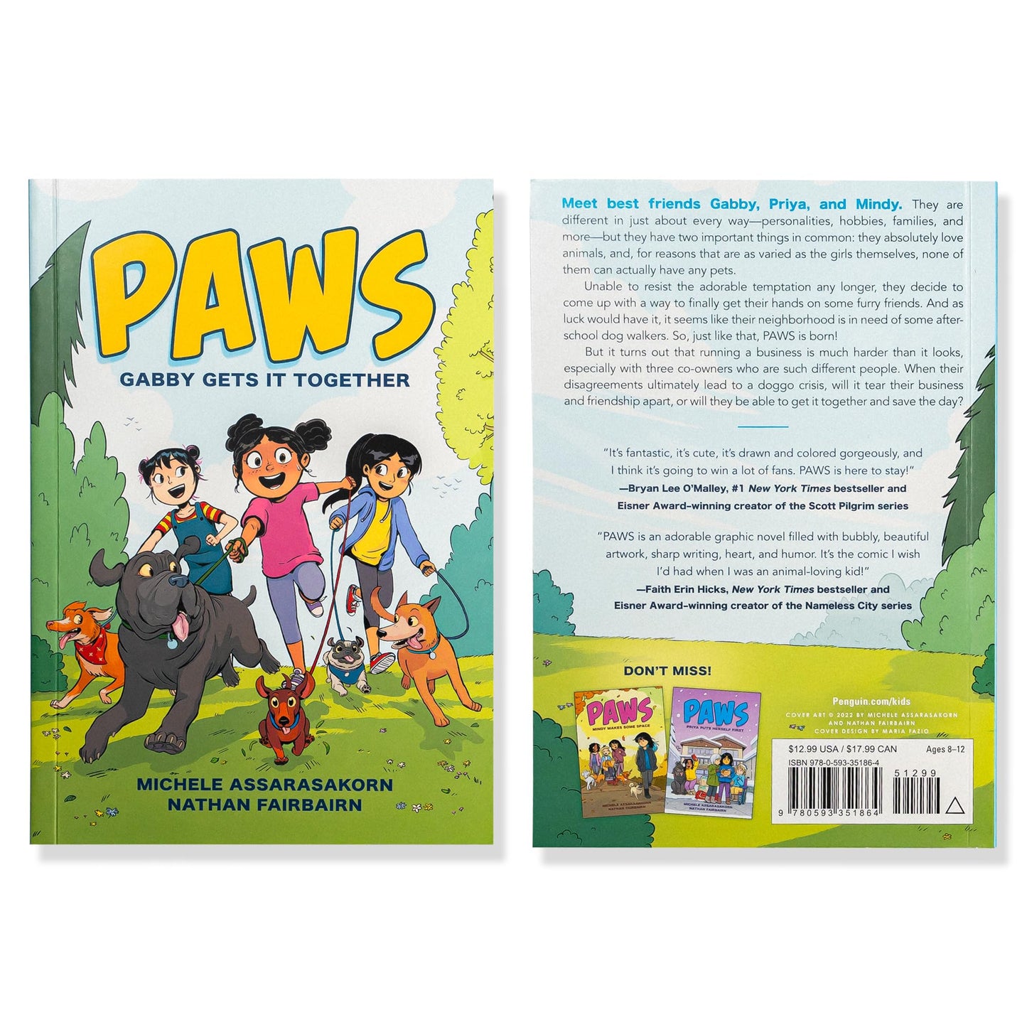 PAWS: Best Friends Fur-Ever Boxed Set (Books 1-3): Gabby Gets It Together, Mindy Makes Some Space, Priya Puts Herself First (A Graphic Novel Boxed Set)
