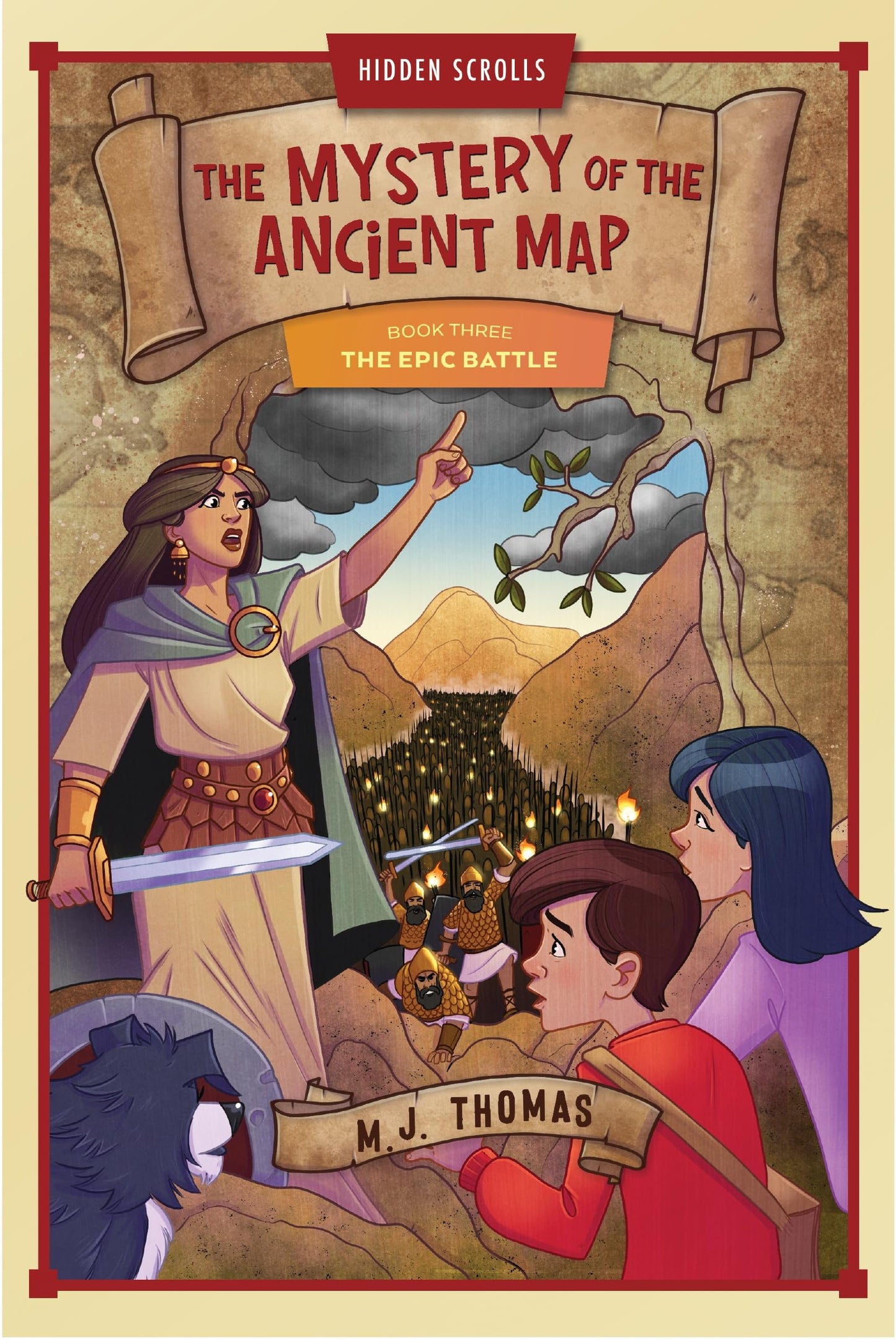 The Epic Battle: Book 3 (Hidden Scrolls: The Mystery of the Ancient Map)