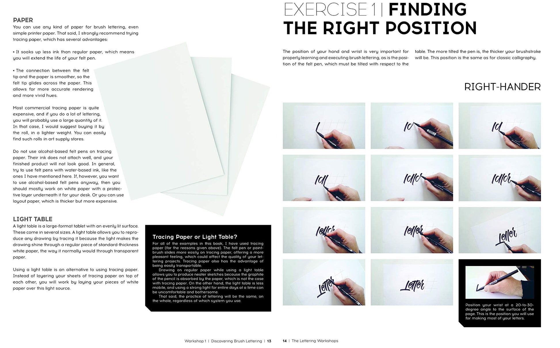 The Lettering Workshops: 30 Exercises for Improving Your Hand Lettering Skills
