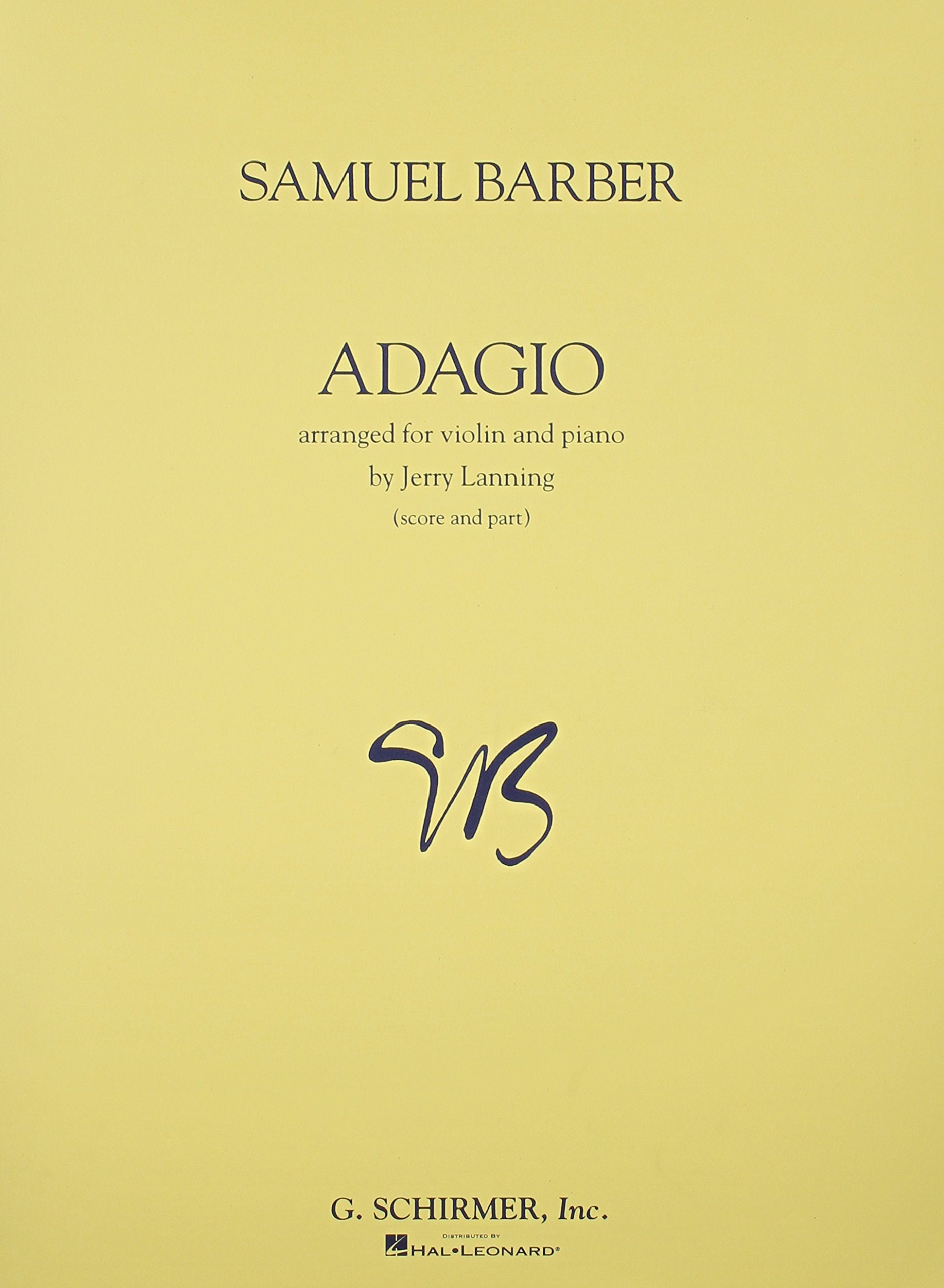 Adagio for Violin and Piano: Violin and Piano