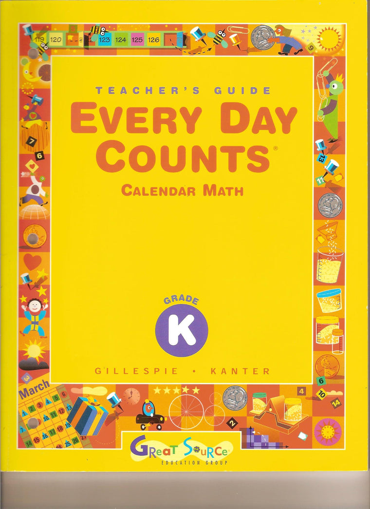 Great Source Every Day Counts: Teacher's Guide Grade K