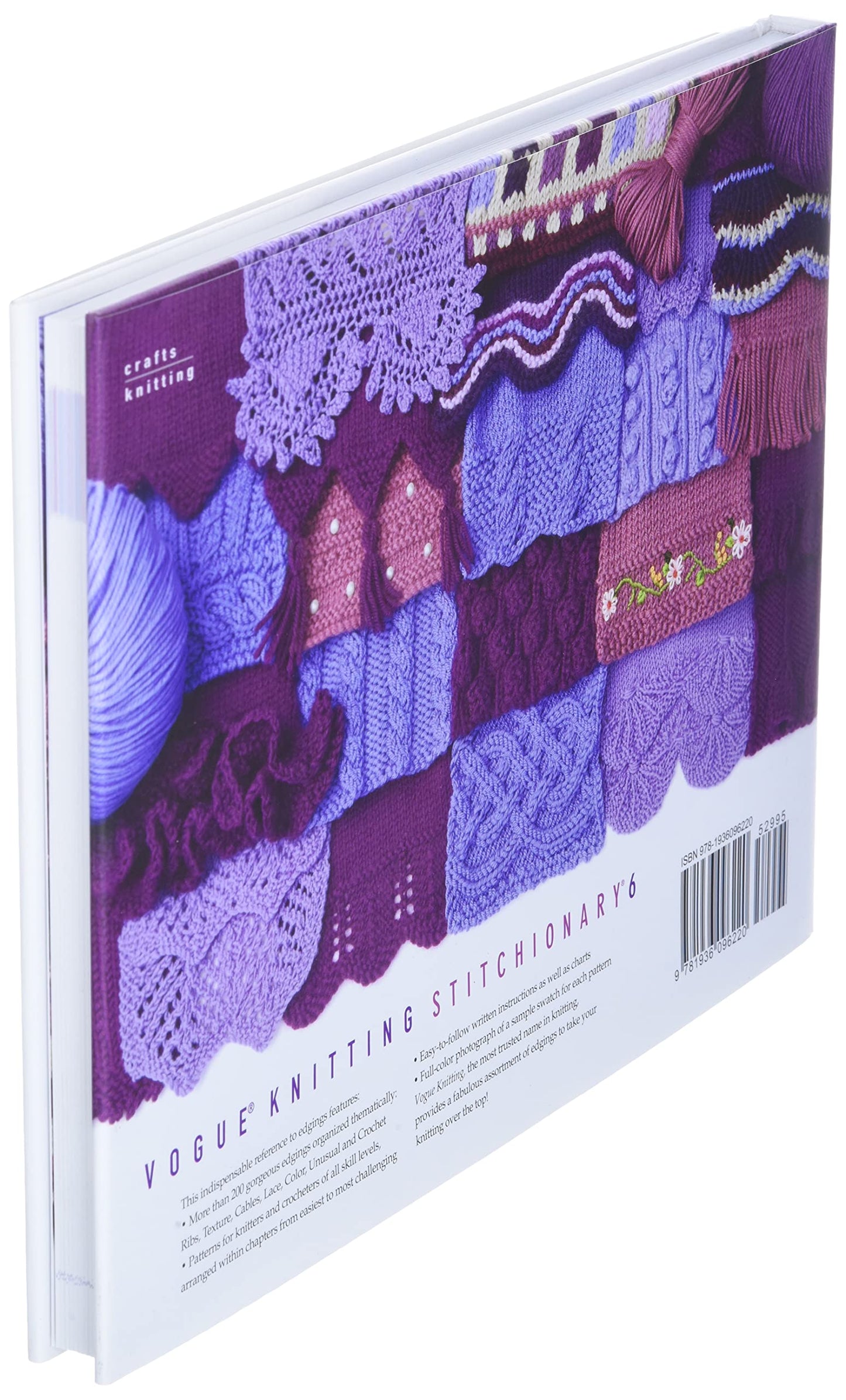 Vogue Knitting Stitchionary Volume Six: Edgings: The Ultimate Stitch Dictionary from the Editors of Vogue Knitting Magazine (Vogue Knitting Stitchionary Series)
