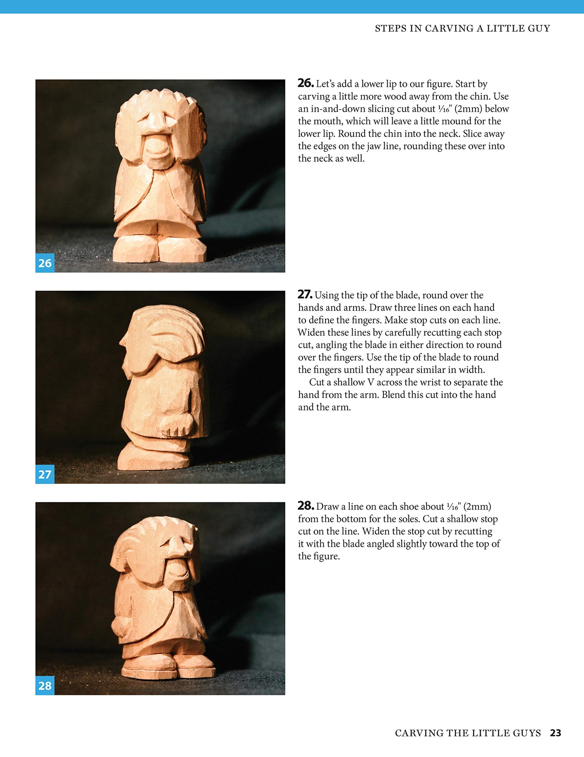 Carving the Little Guys: Easy Techniques for Beginning Woodcarvers (Fox Chapel Publishing) Skill-Building Introduction to the Art of Caricature Carving: Wood, Tools, Sharpening, Finishing, & More