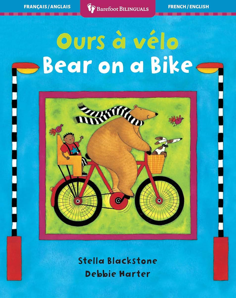 Bear on a Bike / Ours  vélo (French and English Edition)
