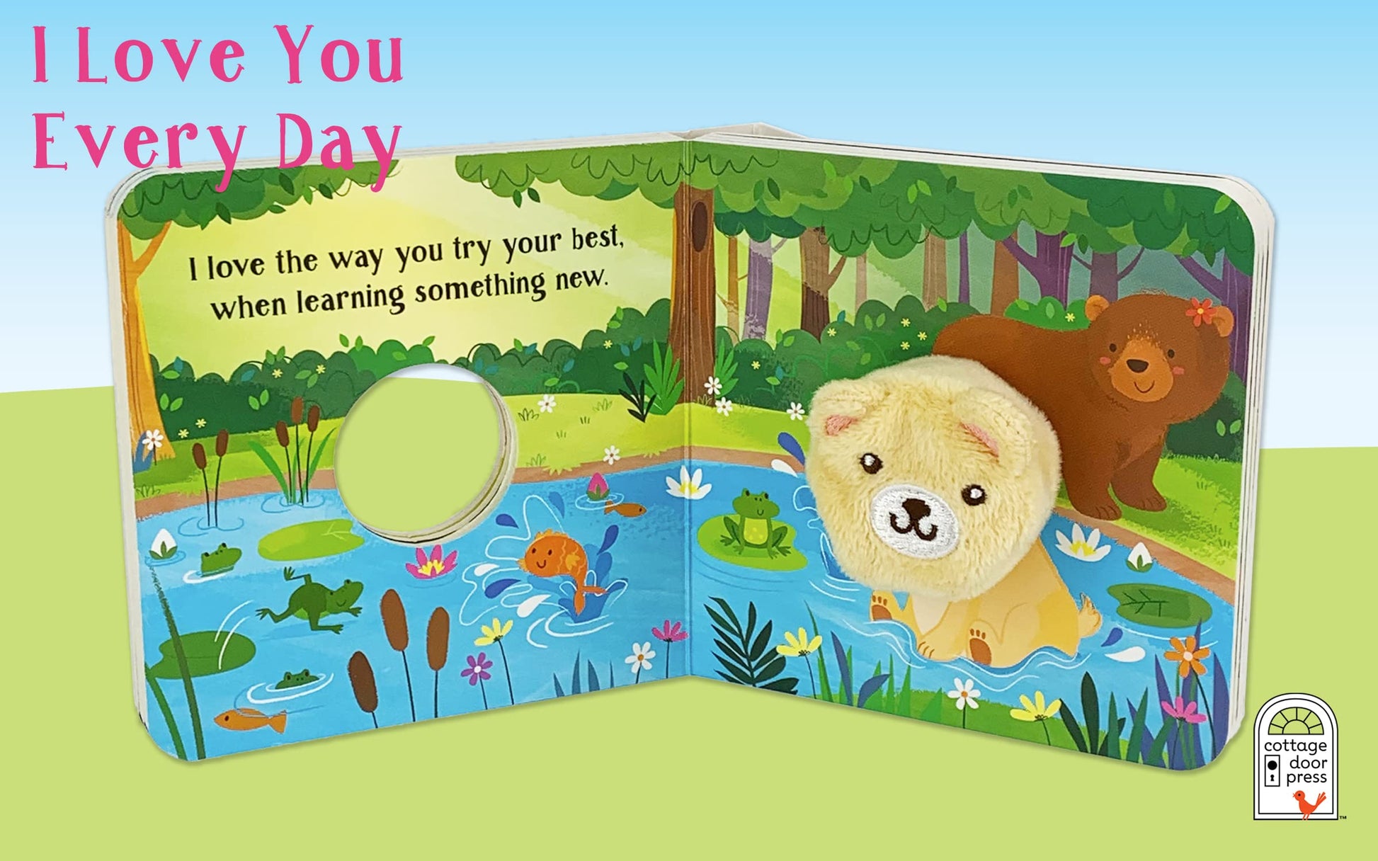 I Love You Every Day Finger Puppet Board Book for Babies and Toddlers; Valentine's Day, Holidays & More to Talk About Love