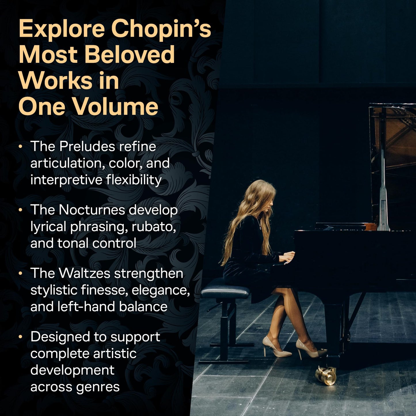 Frederic Chopin Complete Preludes Nocturnes and Waltzes for Piano  Advanced Classical Sheet Music Book for Pianists and Teachers  Romantic Piano ... (Schirmer's Library of Musical Classics)