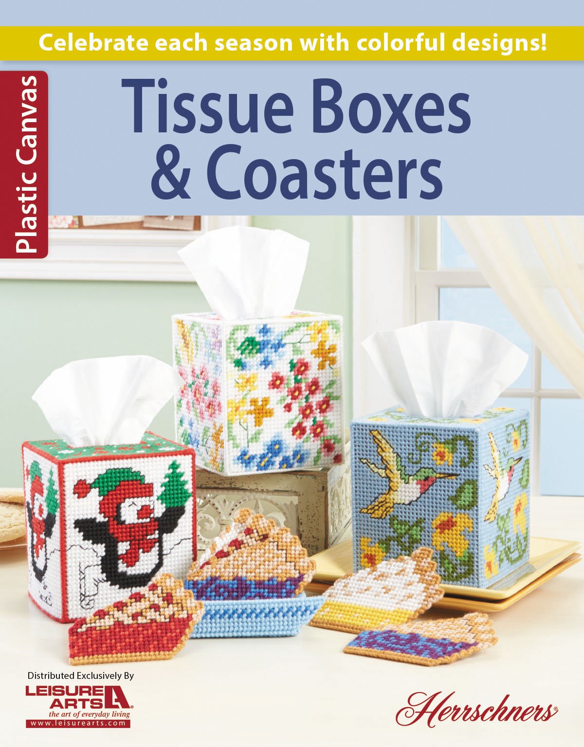 Tissue Boxes & Coasters PC Herrschners