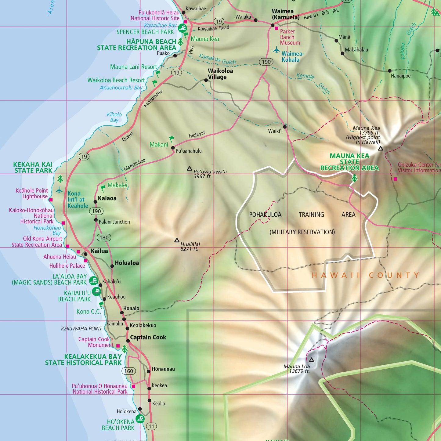 Rand McNally Easy to Read: Hawaii State Map