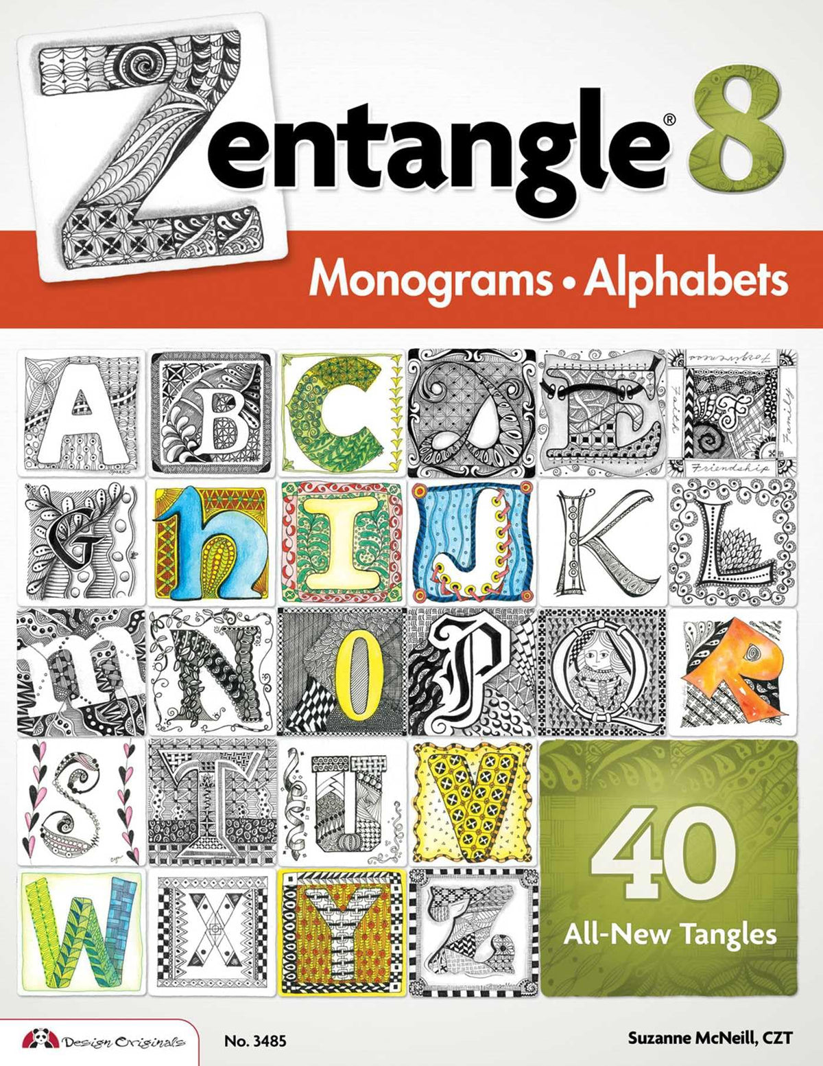 Zentangle 8: Monograms & Alphabets (DO #3485)