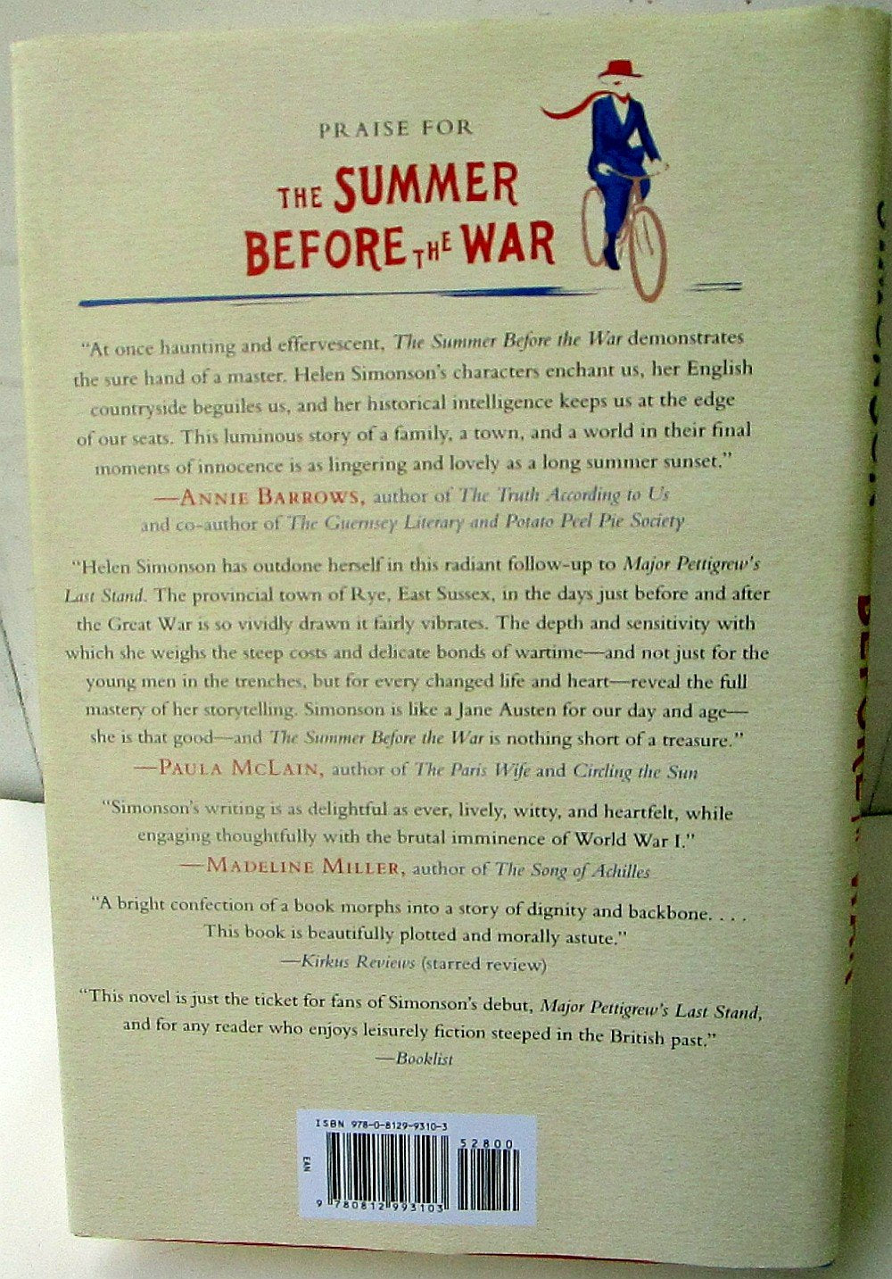 The Summer Before the War: A Novel by Helen Simonson