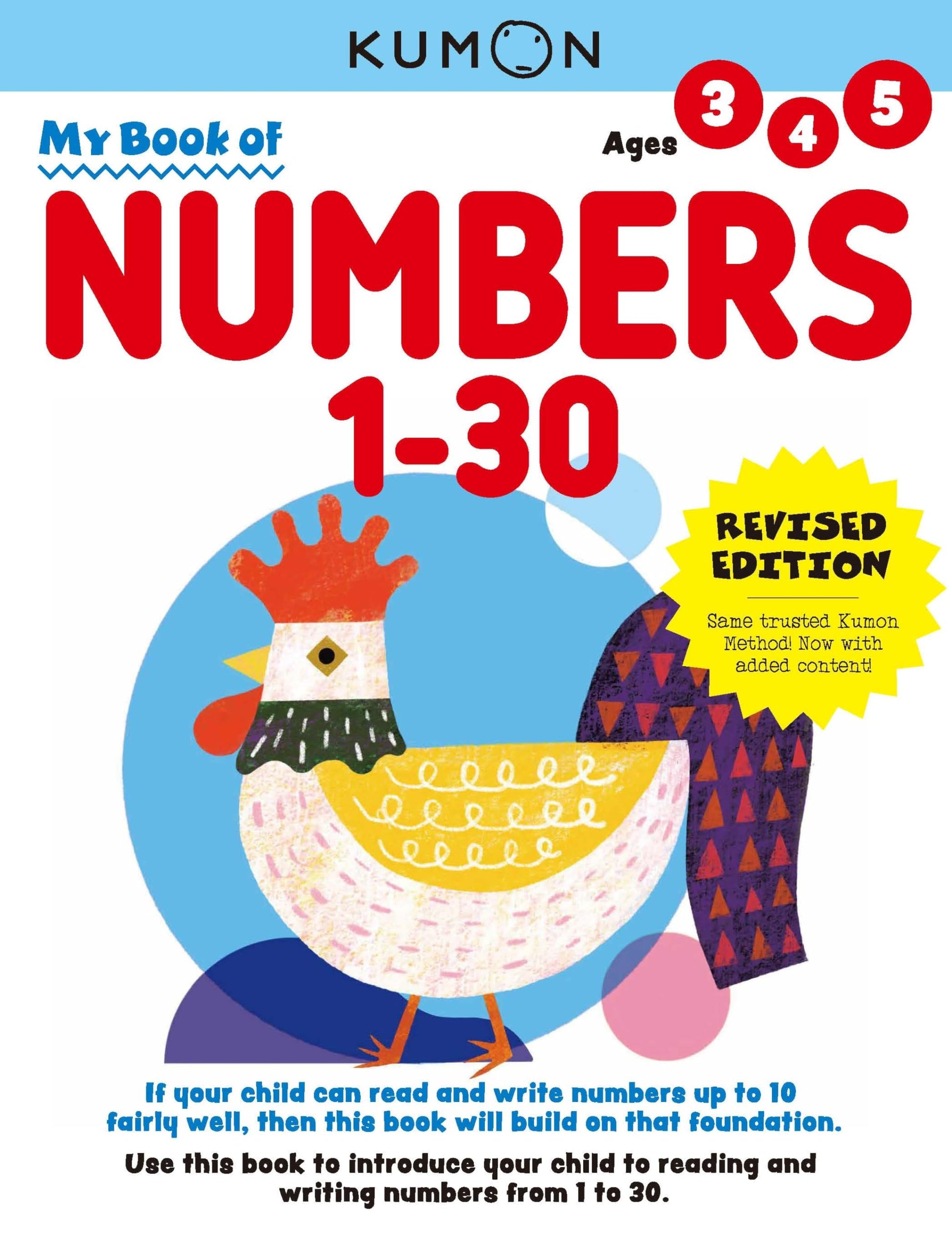 Kumon My Book of Numbers 1-30: Revised Ed