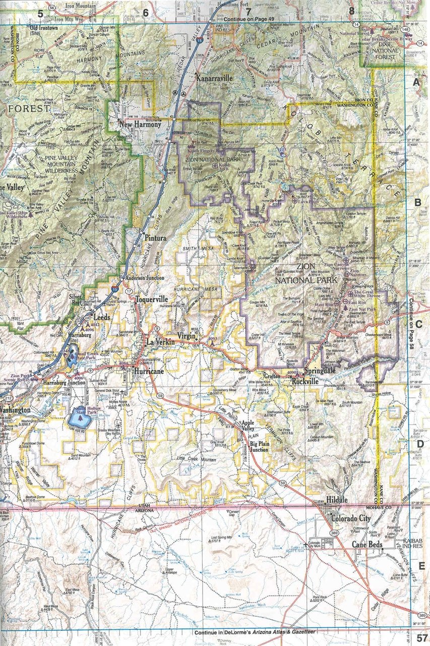 Utah Atlas & Gazetteer (6th Edition)