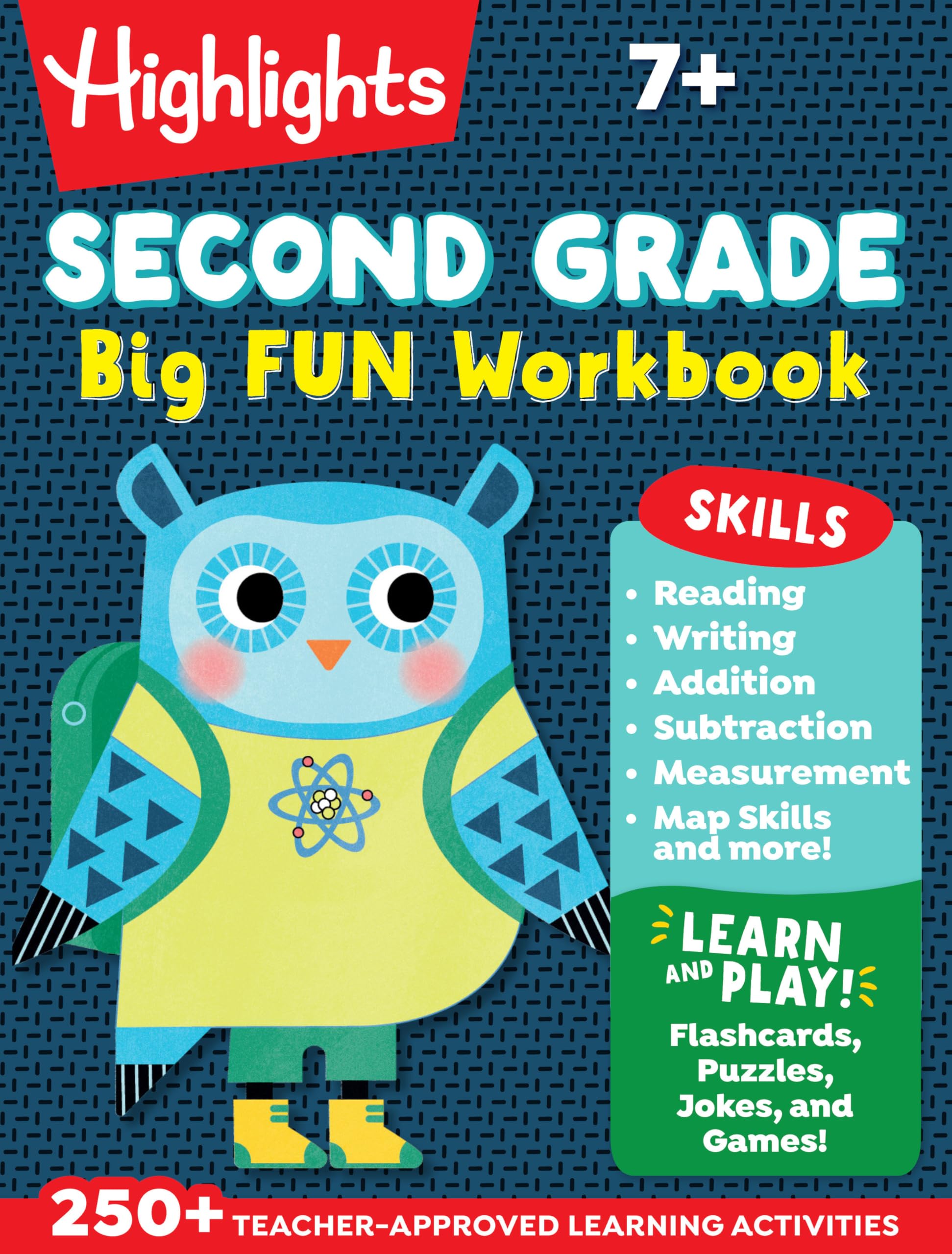 Second Grade Big Fun Workbook: Second Grade Curriculum Workbook for Kids, Practice Math, Reading, Writing, Spelling, Science and More