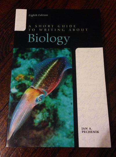 Short Guide to Writing about Biology, A