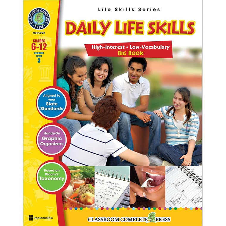 Daily Life Skills Big Book Gr. 6-12 - Classroom Complete Press (Life Skills Series)