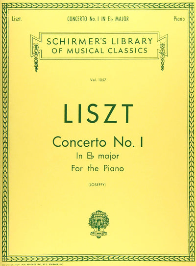 Concerto No. 1 in Eb: Schirmer Library of Classics Volume 1057 National Federation of Music Clubs 2024-2028 Piano Duets (Schirmer's Library of Musical Classics, 1057)