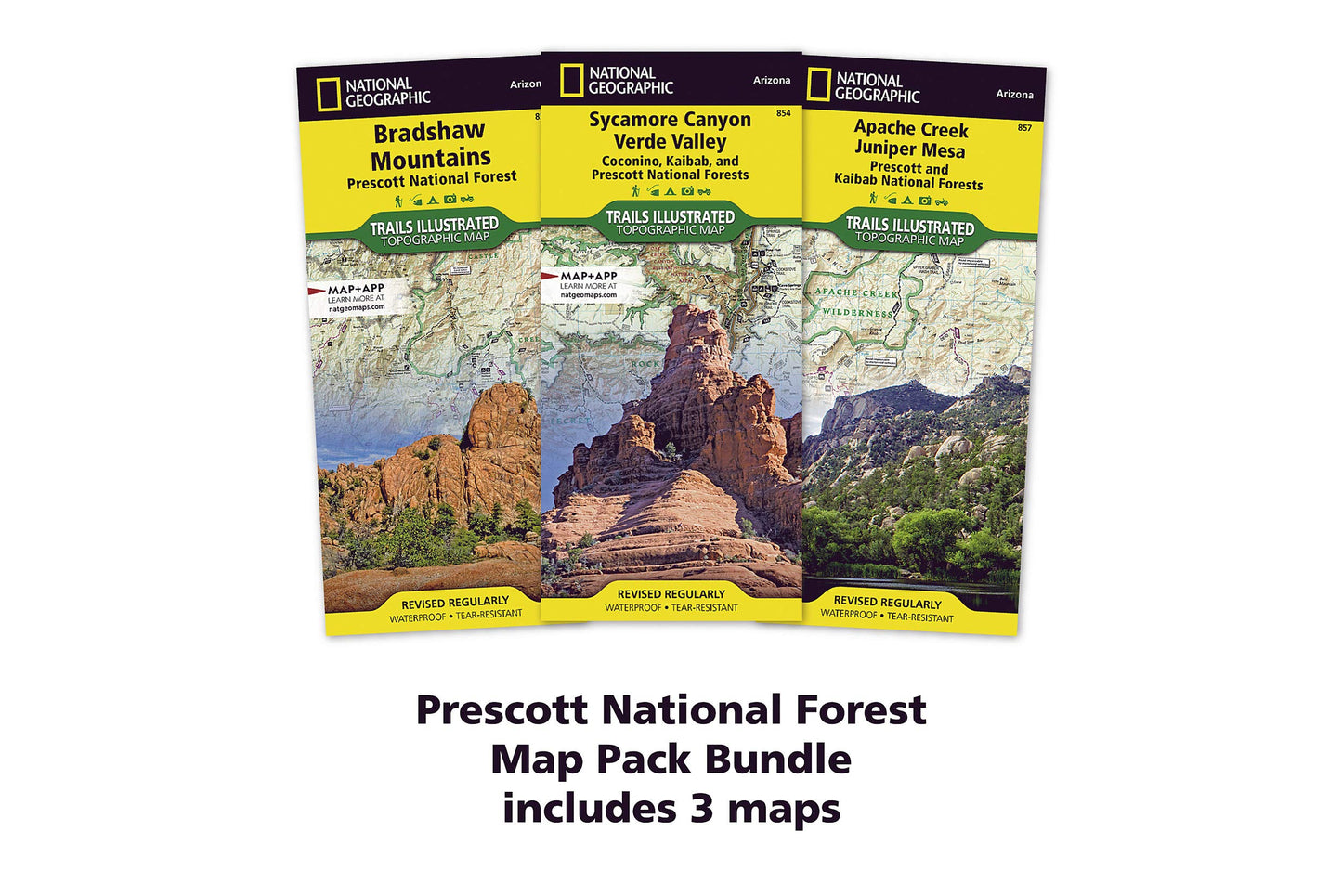 Prescott National Forest [Map Pack Bundle] (National Geographic Trails Illustrated Map)