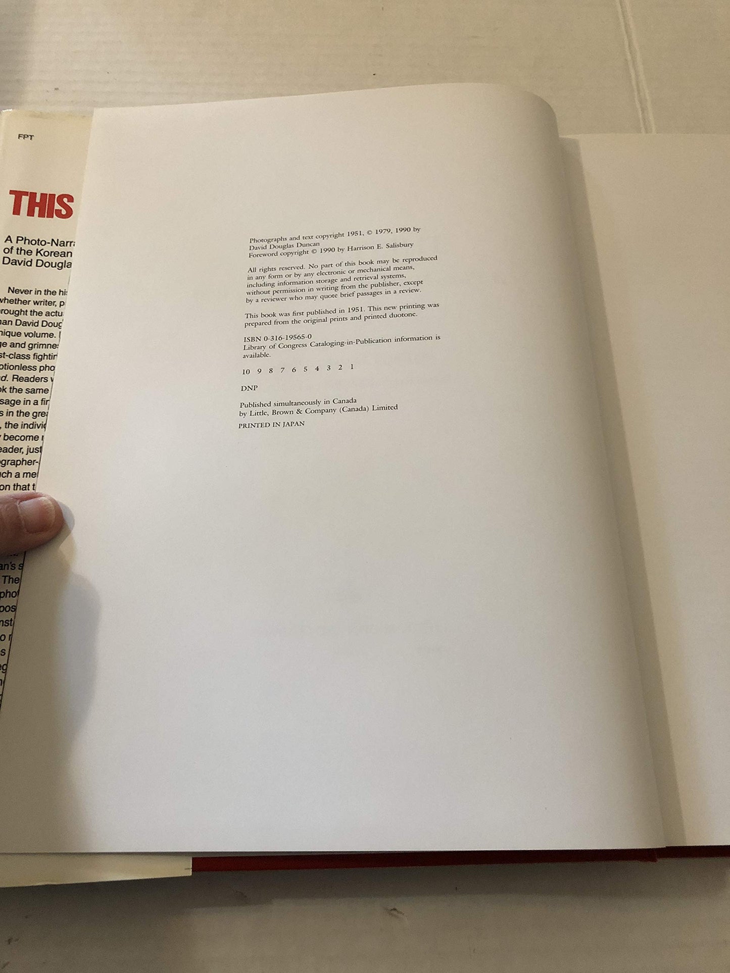 This Is War!: A Photo-Narrative of the Korean War by David D