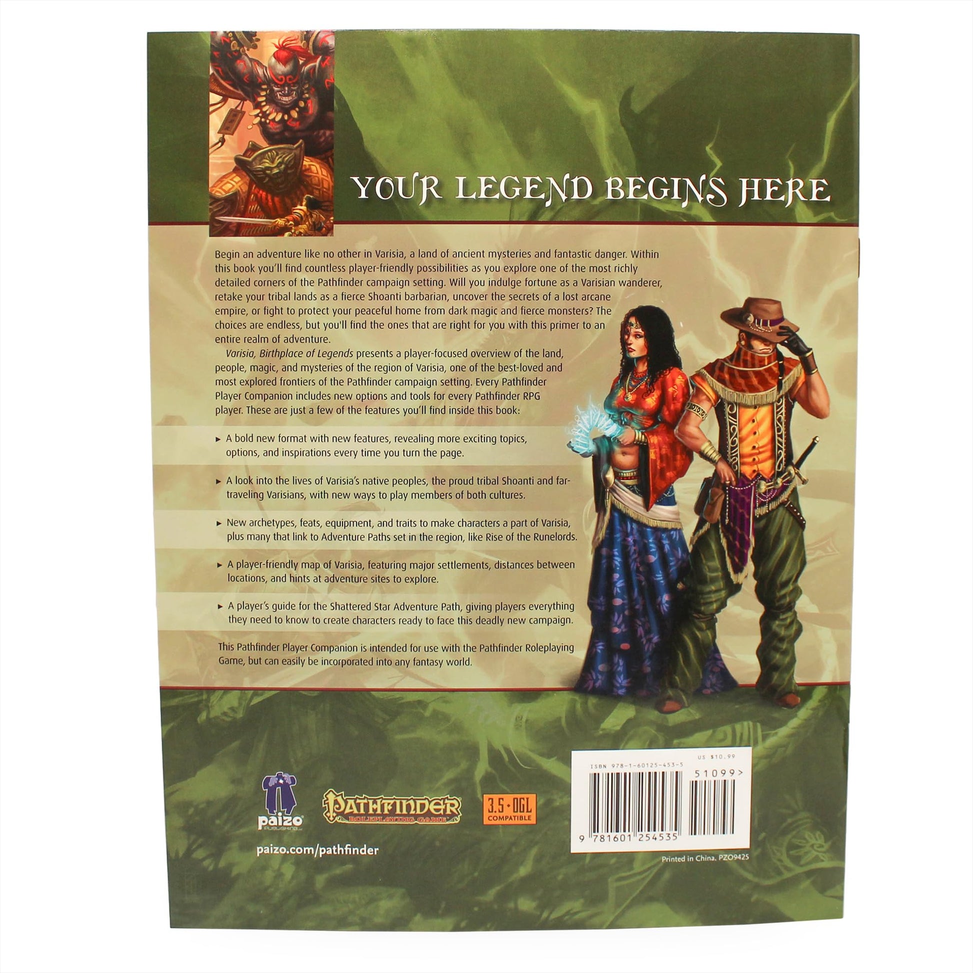 Pathfinder Player Companion: Varisia, Birthplace of Legends