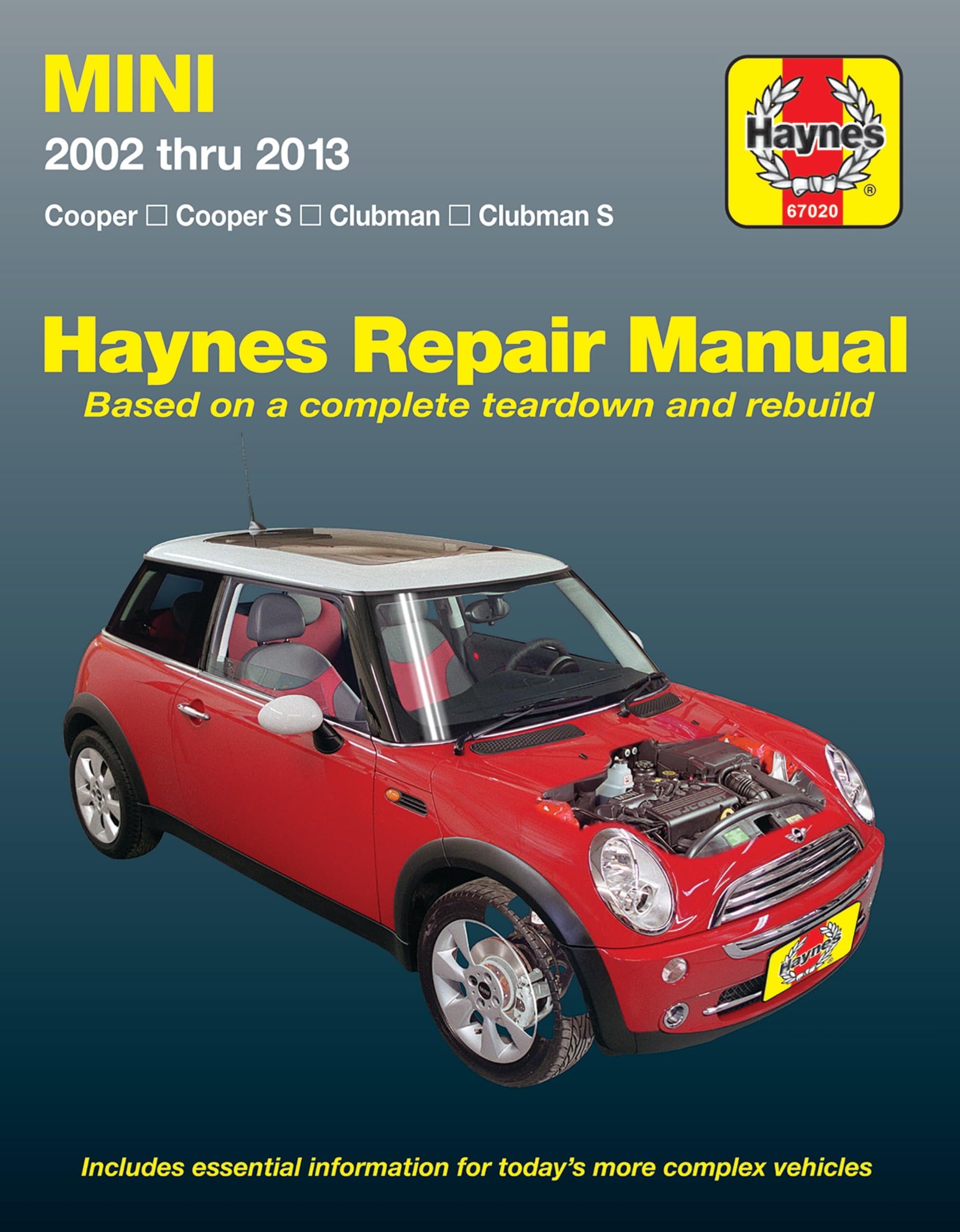 Mini Cooper, Cooper S, Clubman & Clubman S (02-13) Haynes Repair Manual (Does Not Include Countryman Models or Info Specific to Convertible Top)