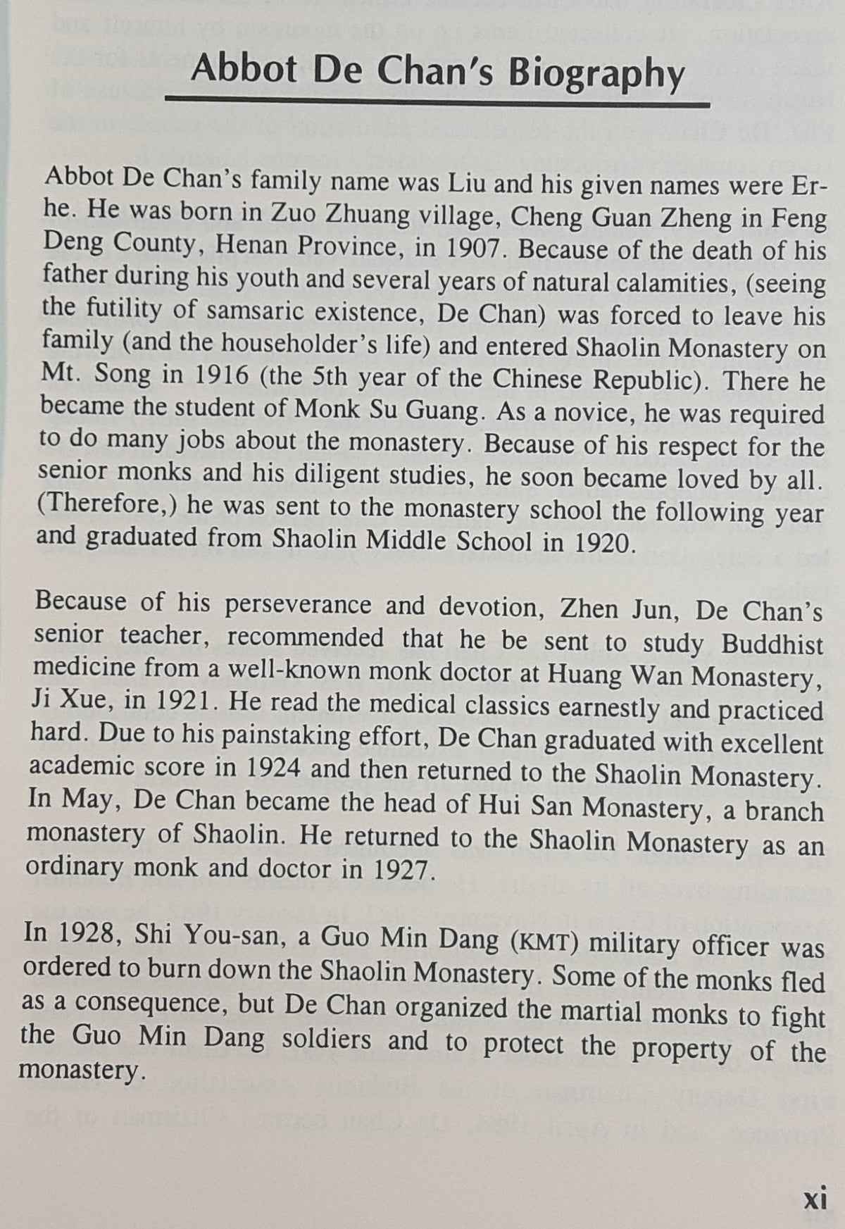 Secret Shaolin Formulas for the Treatment of External Injury