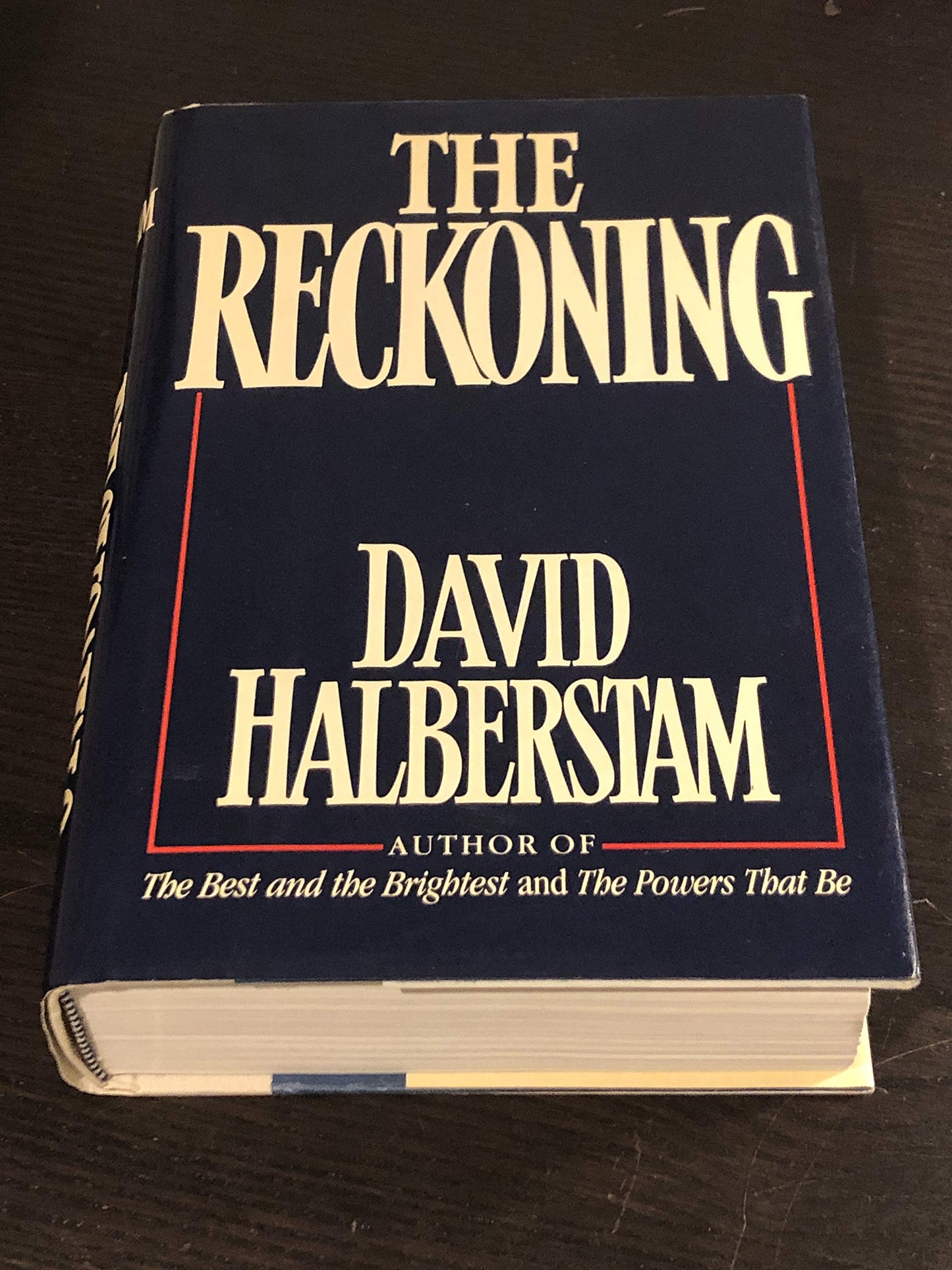 The Reckoning by Halberstam, David