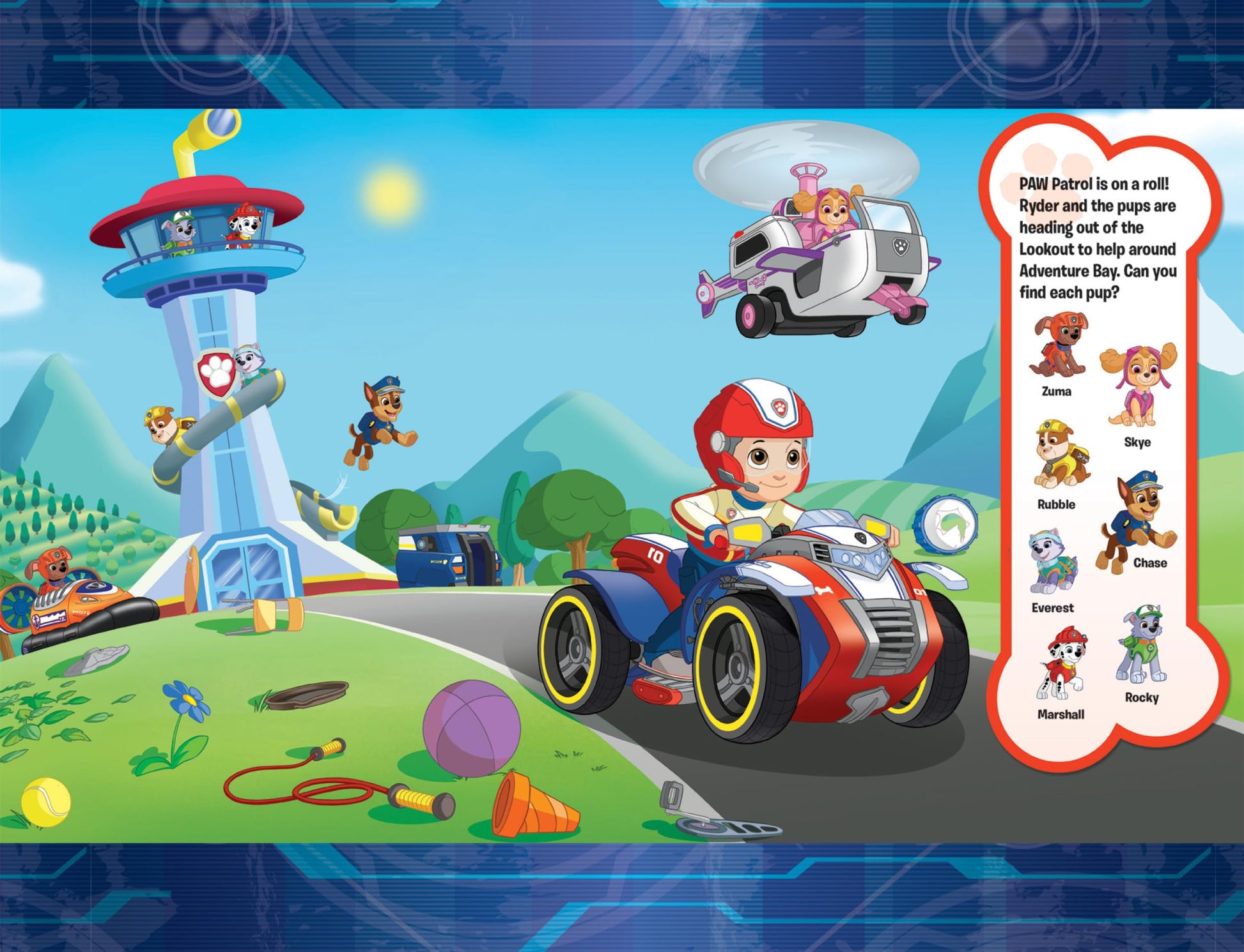 Nickelodeon Paw Patrol Chase, Skye, Marshall, and More! - Little Look and Find Activity Book - PI Kids