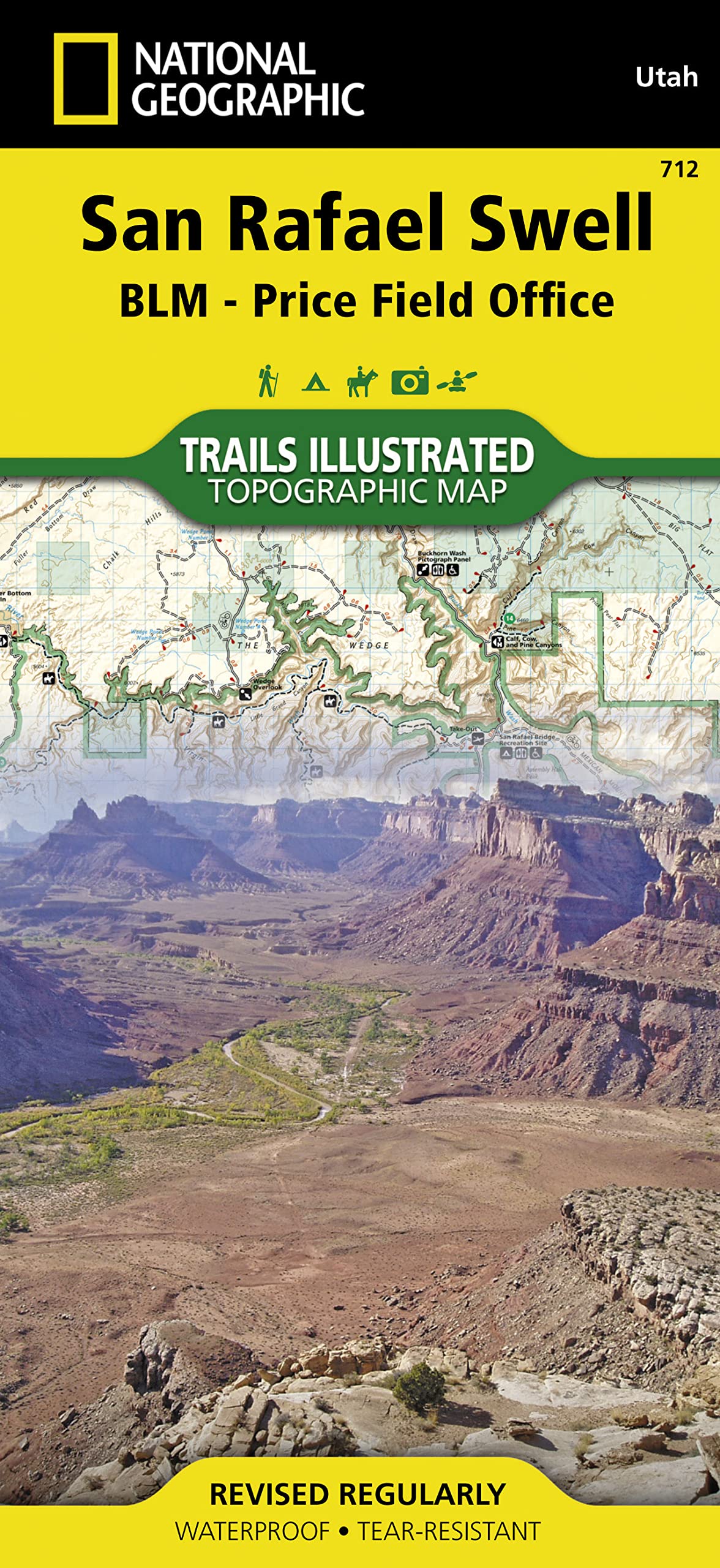 San Rafael Swell Map [BLM - Price Field Office] (National Geographic Trails Illustrated Map, 712)