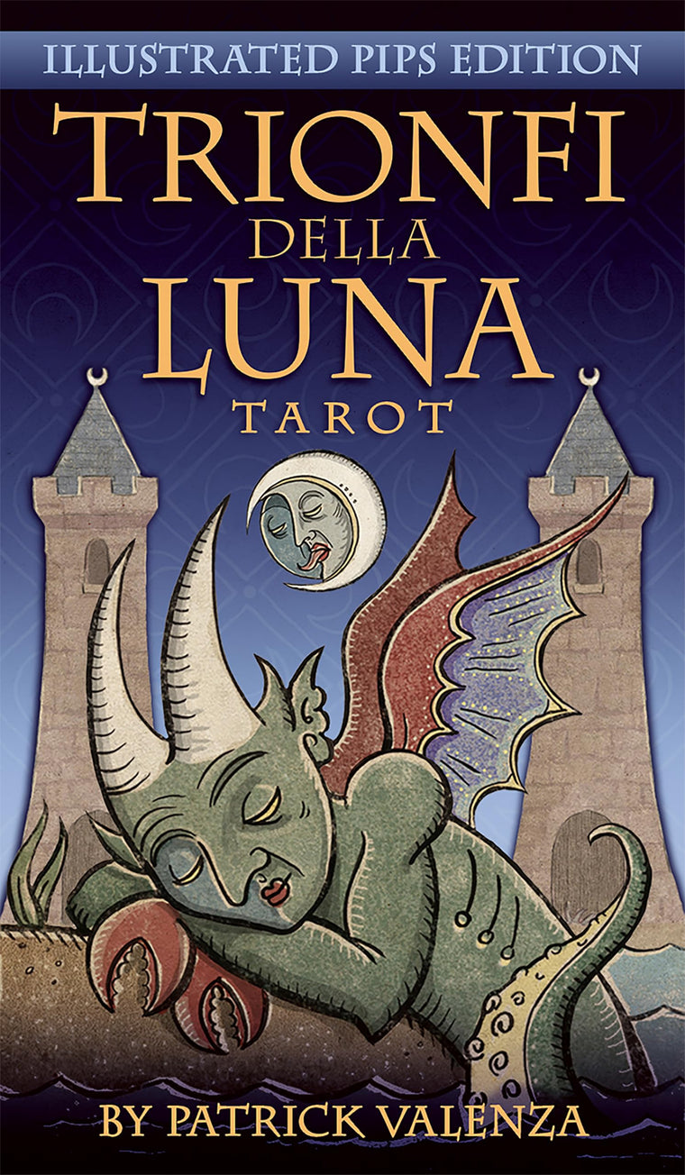 Trionfi Della Luna Tarot: Fully Illustrated 78-card Tarot Deck Inspired by Marseilles Style Tarot, Includes 68-Page Booklet of Card Meanings, Packaged in Premium Tuckbox, Insightful Tarot Readings