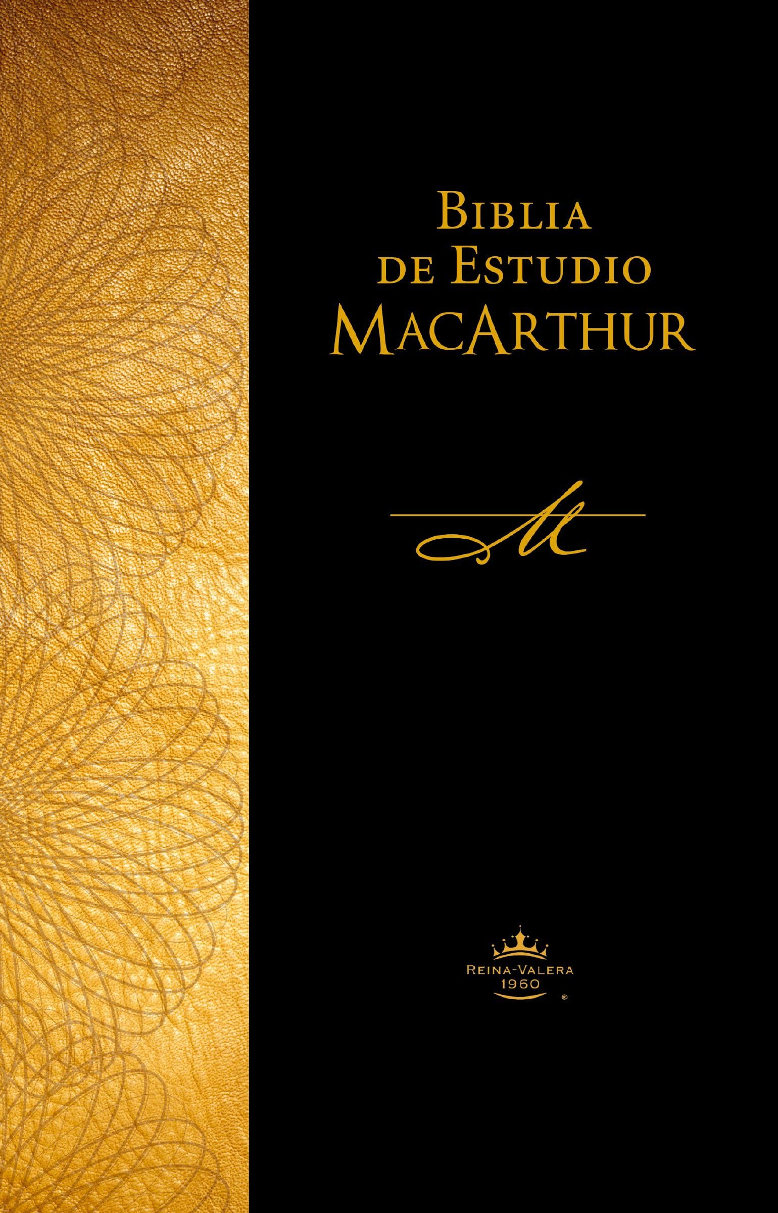 RVR60, Biblia de Estudio MacArthur, Tapa rstica, Caf (Spanish Edition)