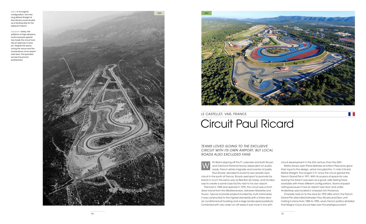 Formula One the Circuits: Then and Now