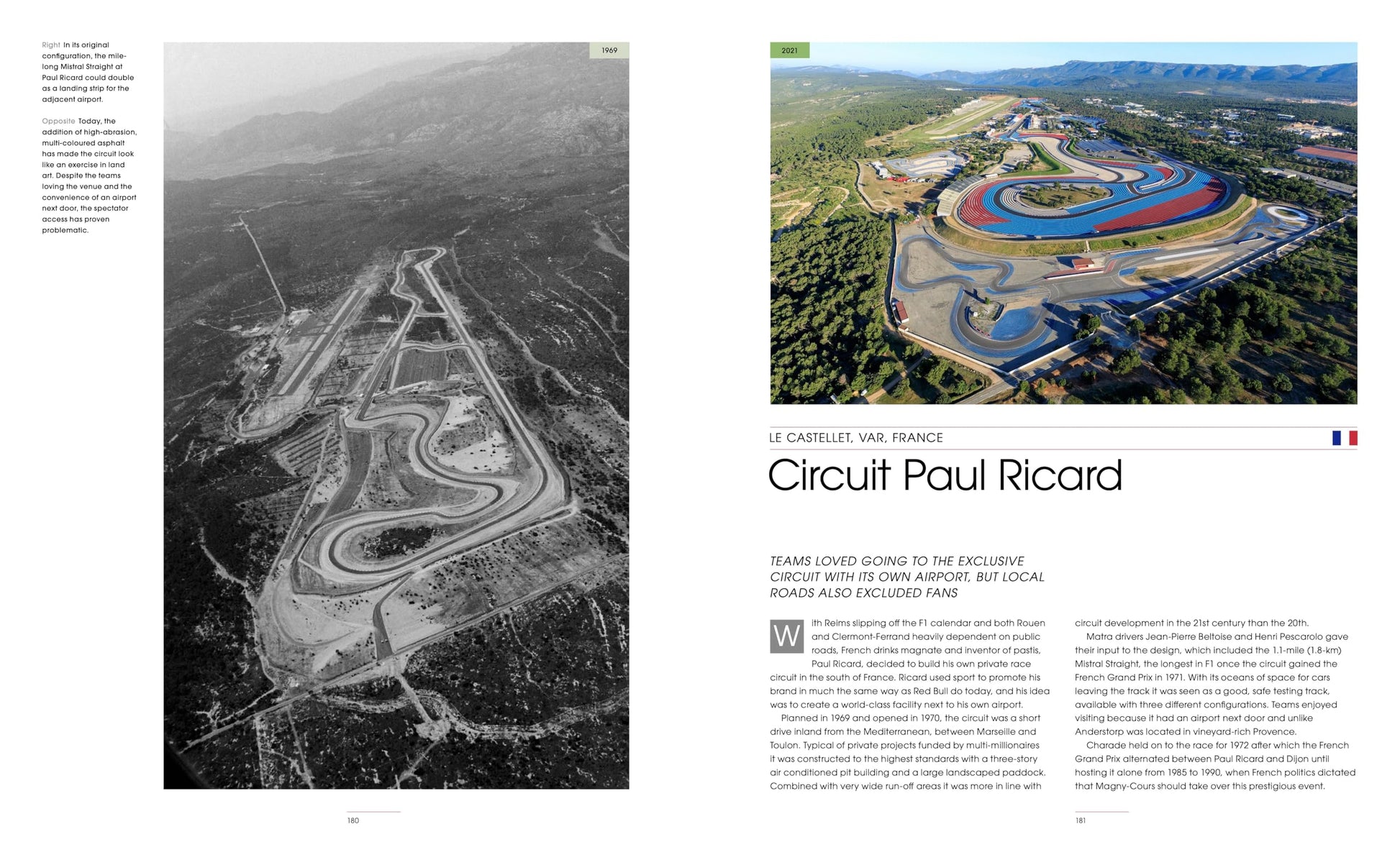 Formula One the Circuits: Then and Now