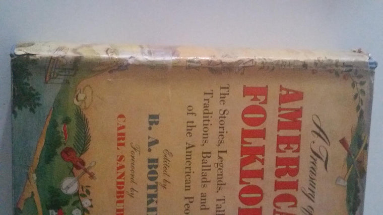 A Treasury of American Folklore — back cover