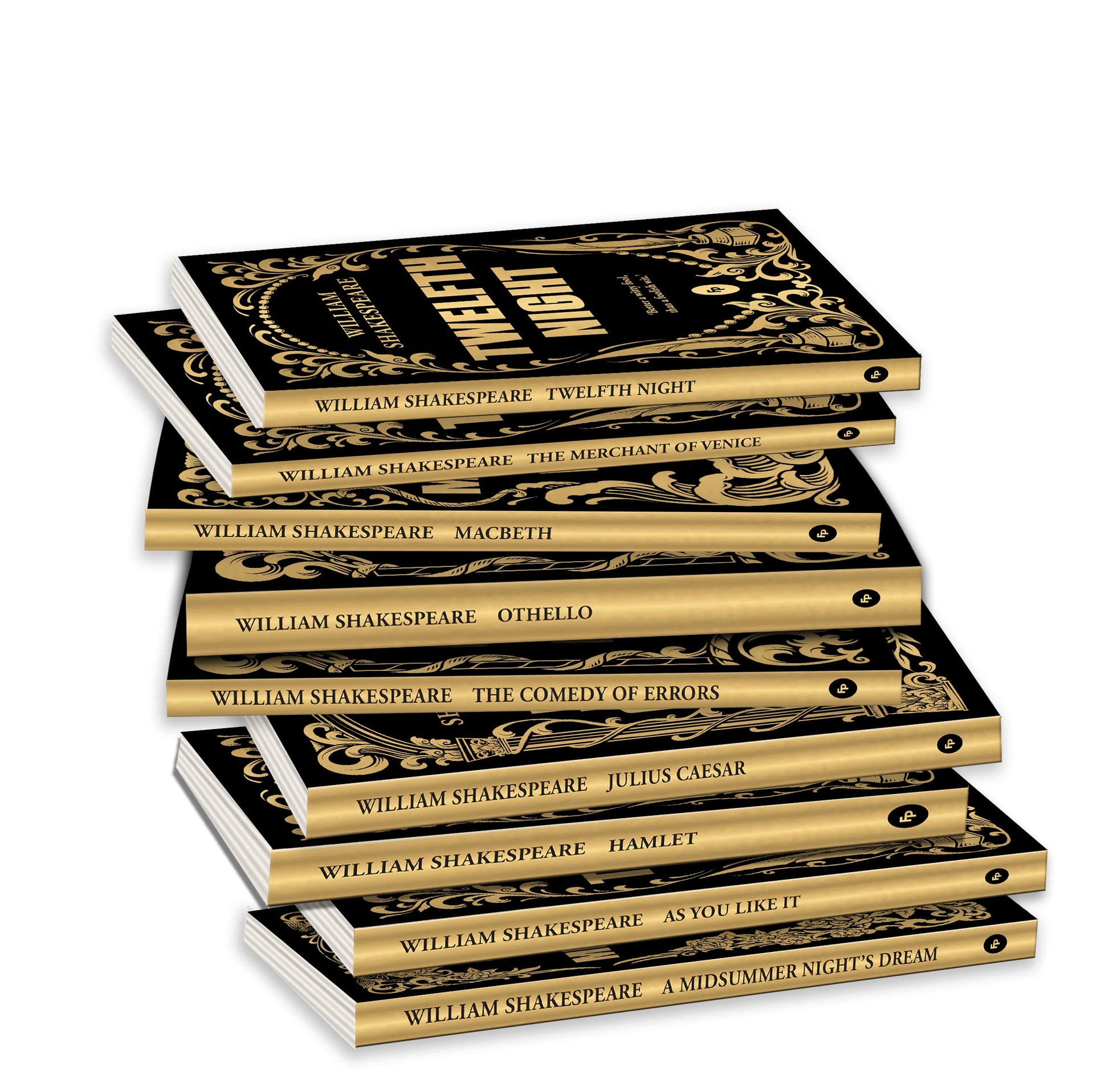 Greatest Works of William Shakespeare (Boxed Set of 10) - Hamlet / Othello / The Merchant of Venice / Macbeth / The Comedy of Errors / Romeo and Juliet /