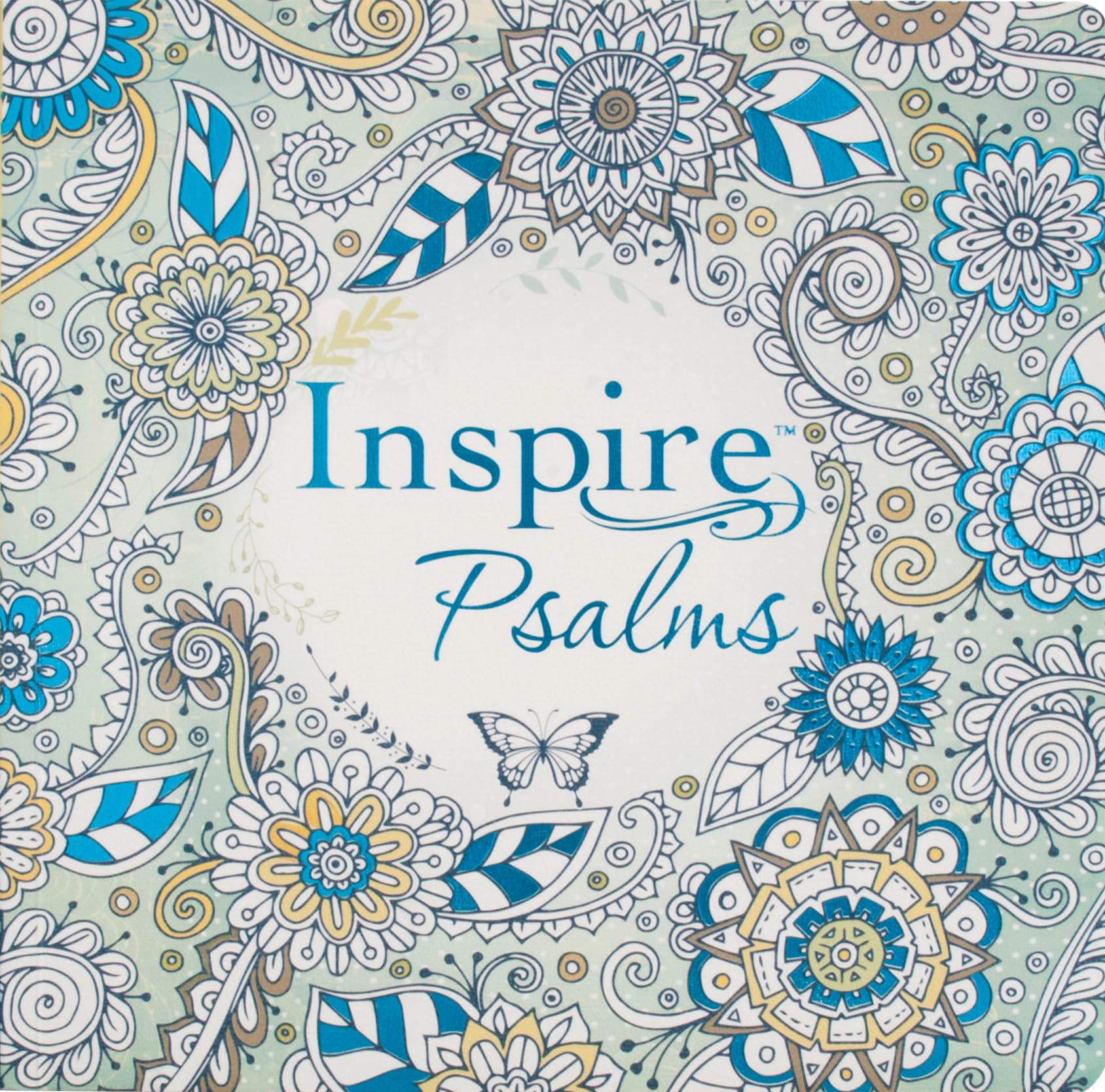 Tyndale Inspire Psalms (Softcover): Creative Coloring Bible Journaling , Includes Entire Book of Psalms-Connect with Gods Inspired Word Through ... Reflection-Large Font Journaling Bible Book