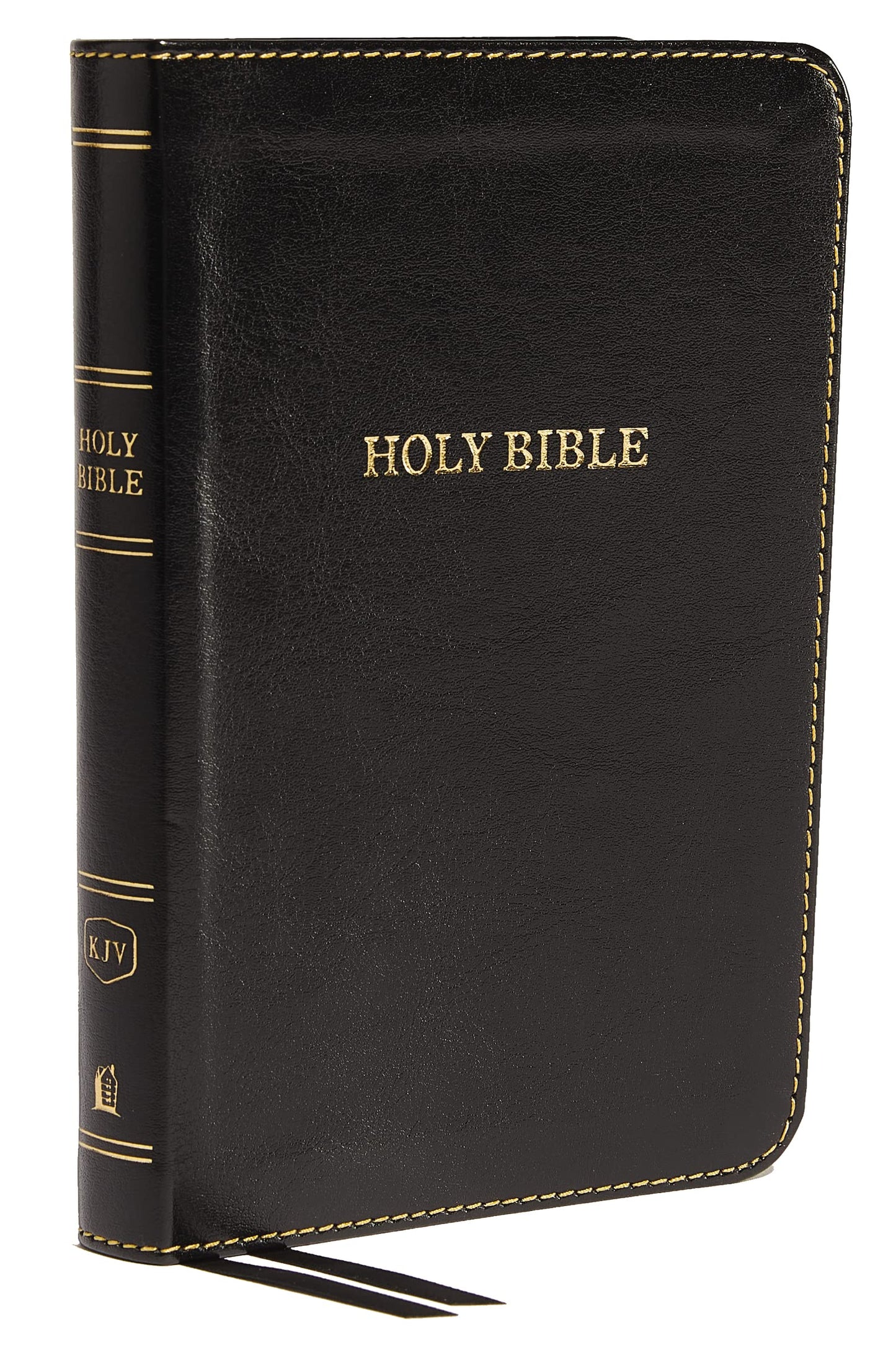 KJV Holy Bible: Compact Thinline, Black Leathersoft, Red Letter, Comfort Print: King James Version