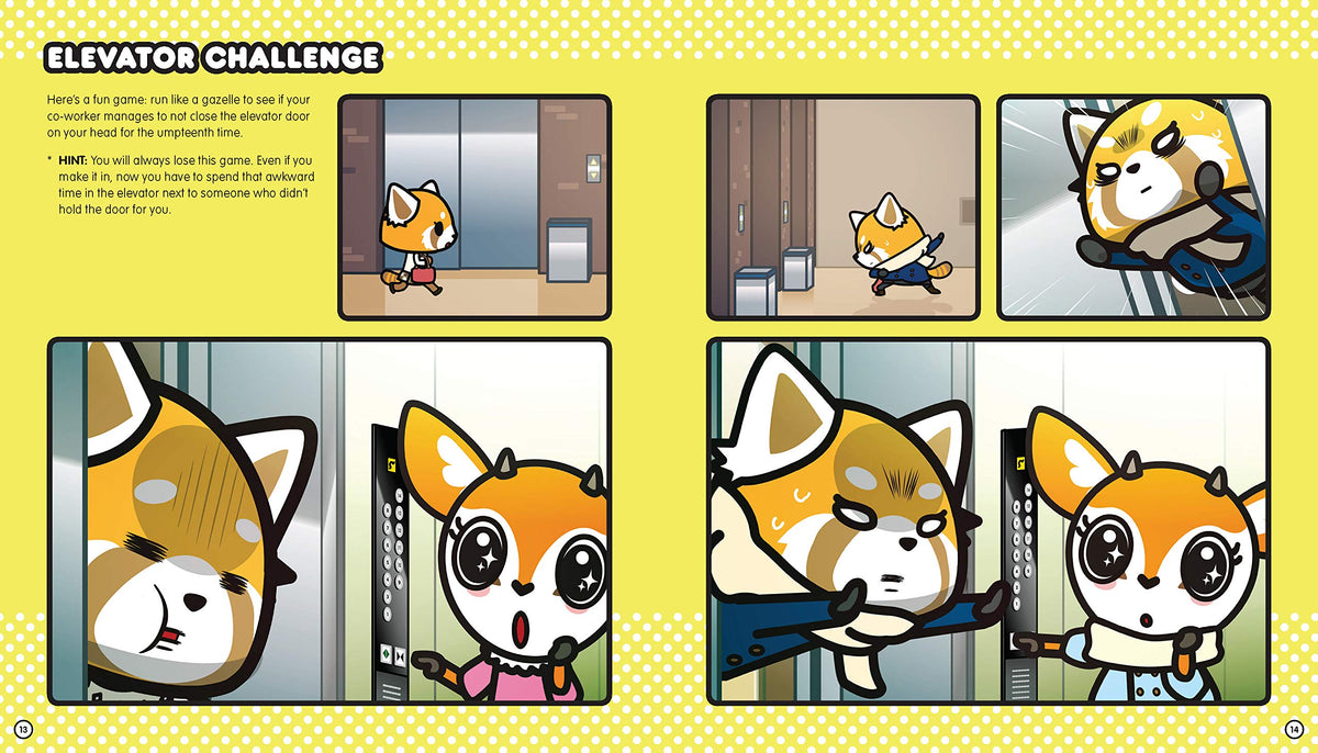 The Aggretsuko Guide To Office Life: (Sanrio book, Red Panda Comic Character, Kawaii Gift, Quirky Humor for Animal Lovers)