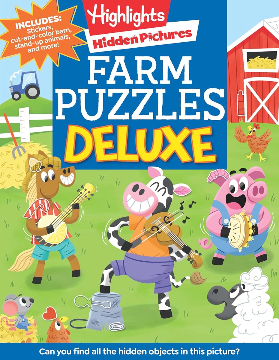 Farm Puzzles Deluxe (Highlights Hidden Pictures)