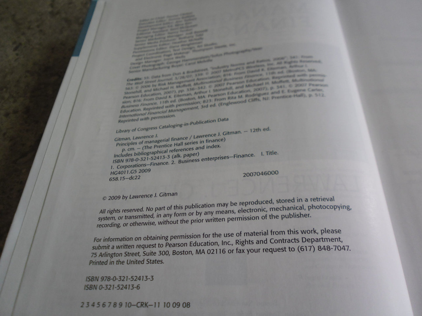 Principles of Managerial Finance by Gitman, Lawrence J.