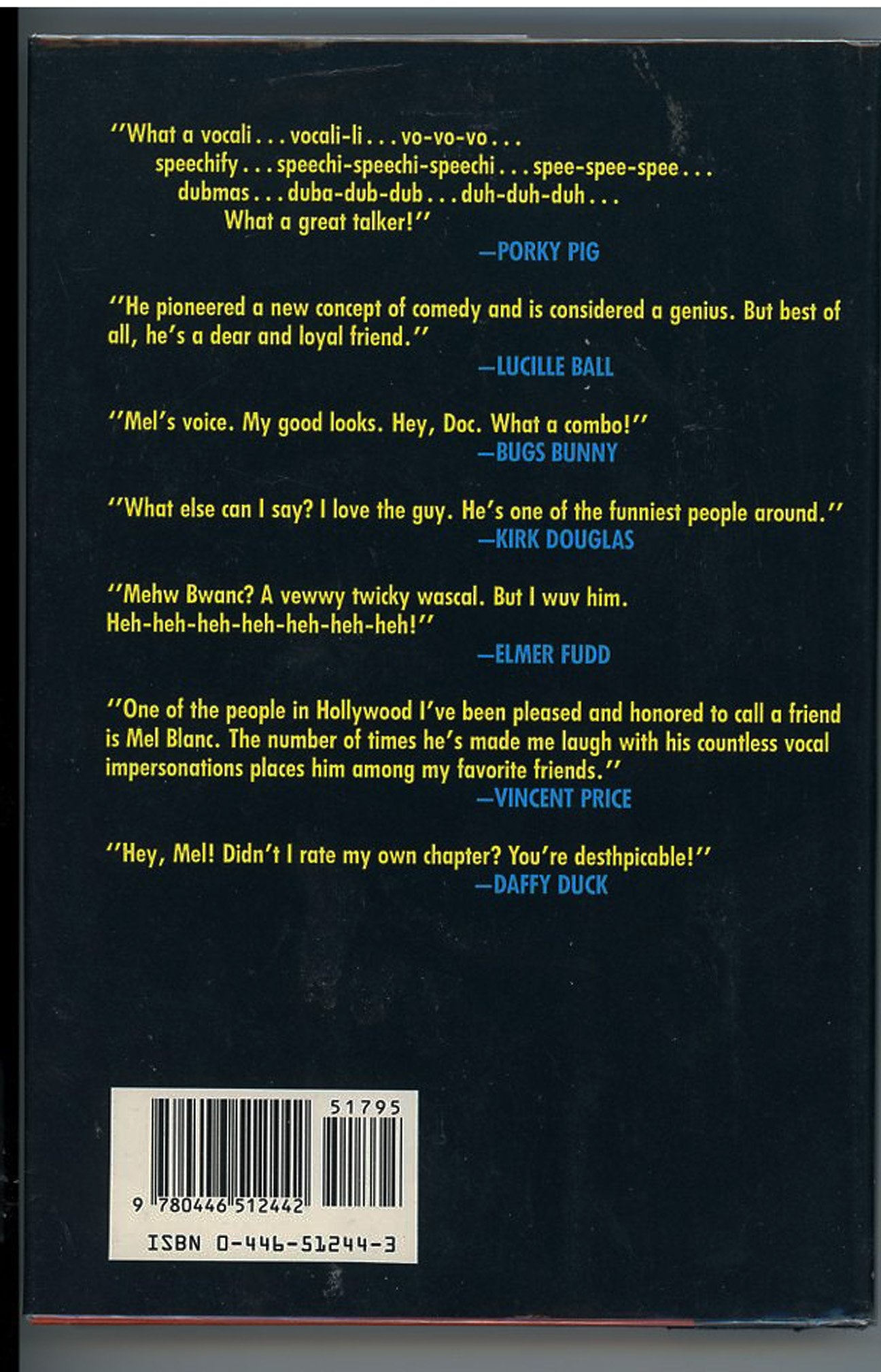 That's Not All Folks by Blanc, Mel