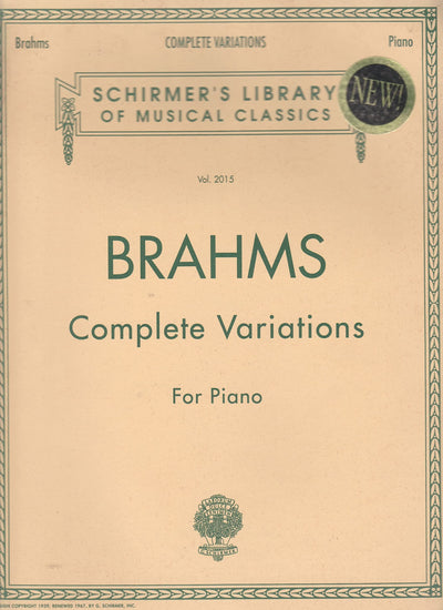 Complete Works for Piano Solo - Volume 3: Schirmer Library of Classics Volume 1730 Piano Solo (Schirmer's Library of Musical Classics)